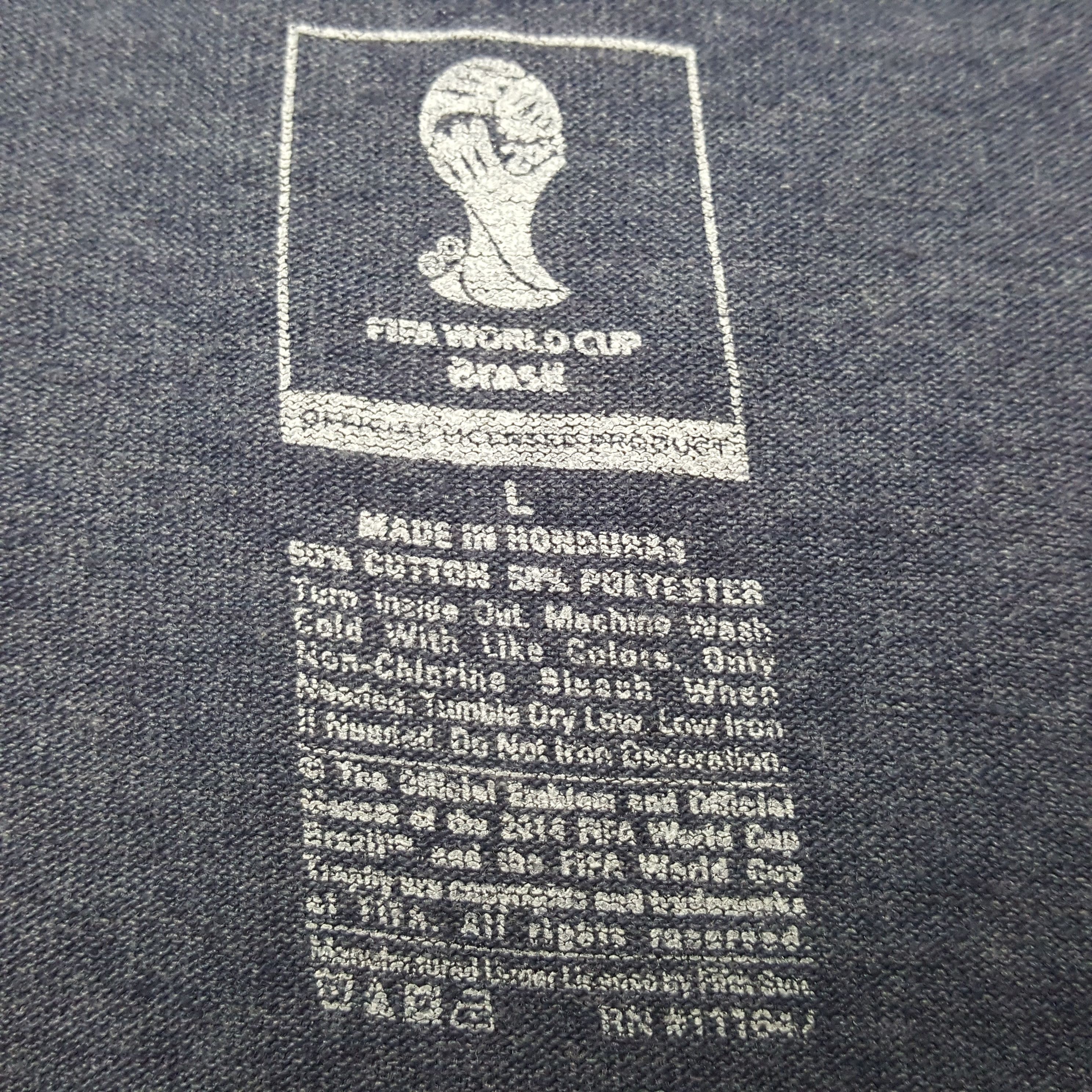 Vintage Vintage FIFA WOLD CUP Promo T-shirt C285N34 Size US L / EU 52-54 / 3 - 4 Thumbnail