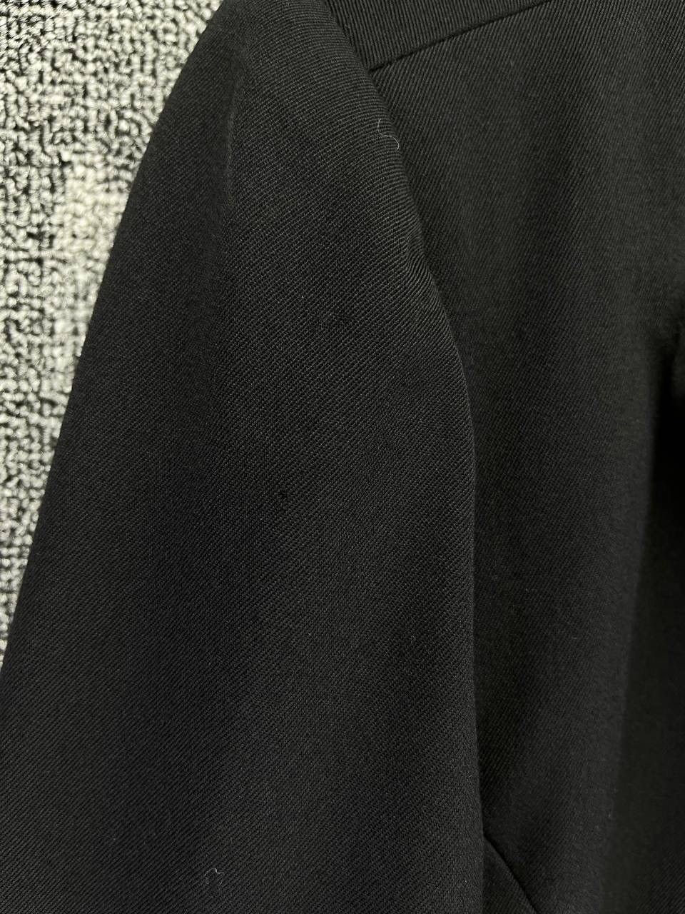 Issey Miyake Vintage 80s Issey Miyake Black Wool Coat Cardigan Jacket Size M / US 6-8 / IT 42-44 - 14 Thumbnail