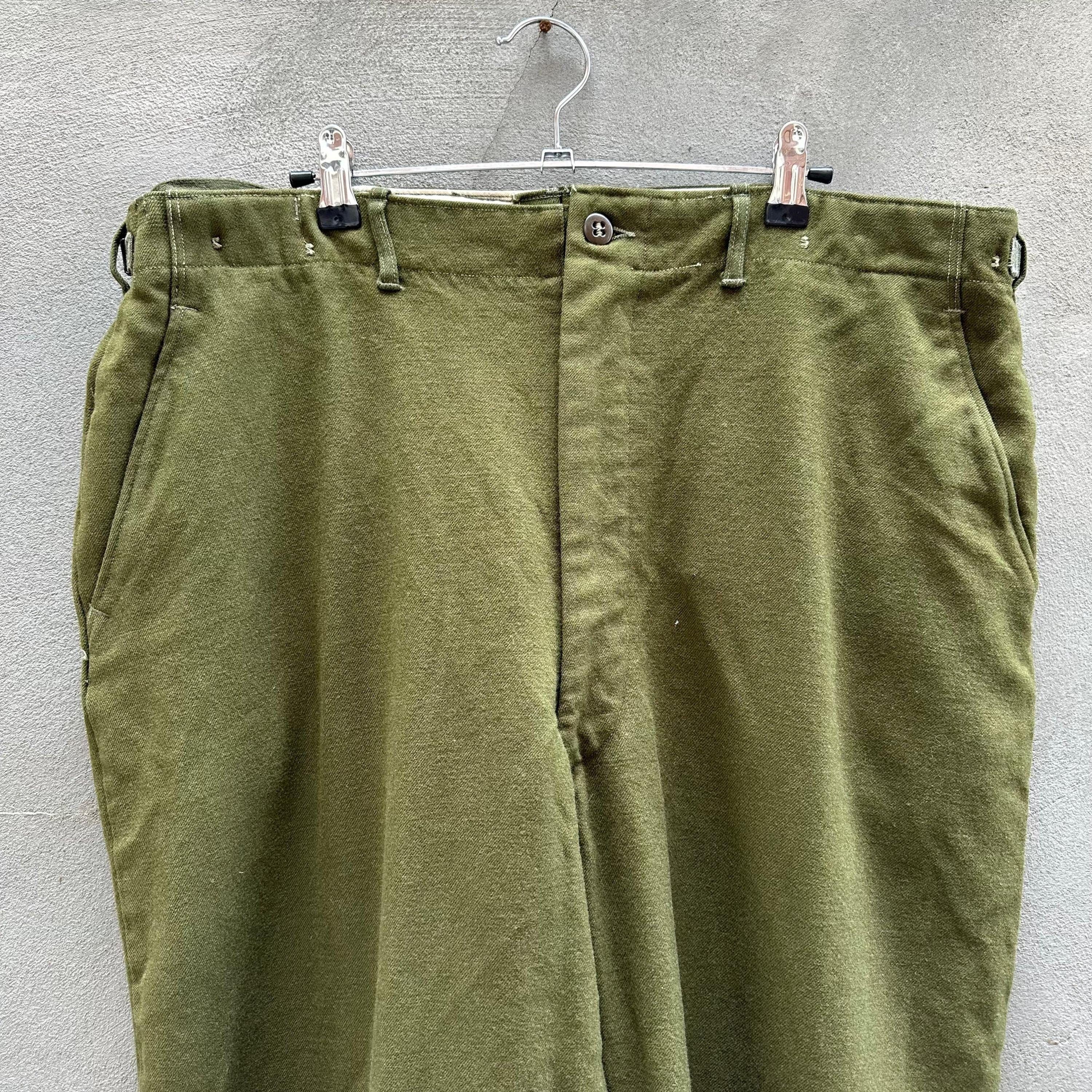Vintage 50's US Military Wool Field Pants Size US 36 / EU 52 - 4 Thumbnail