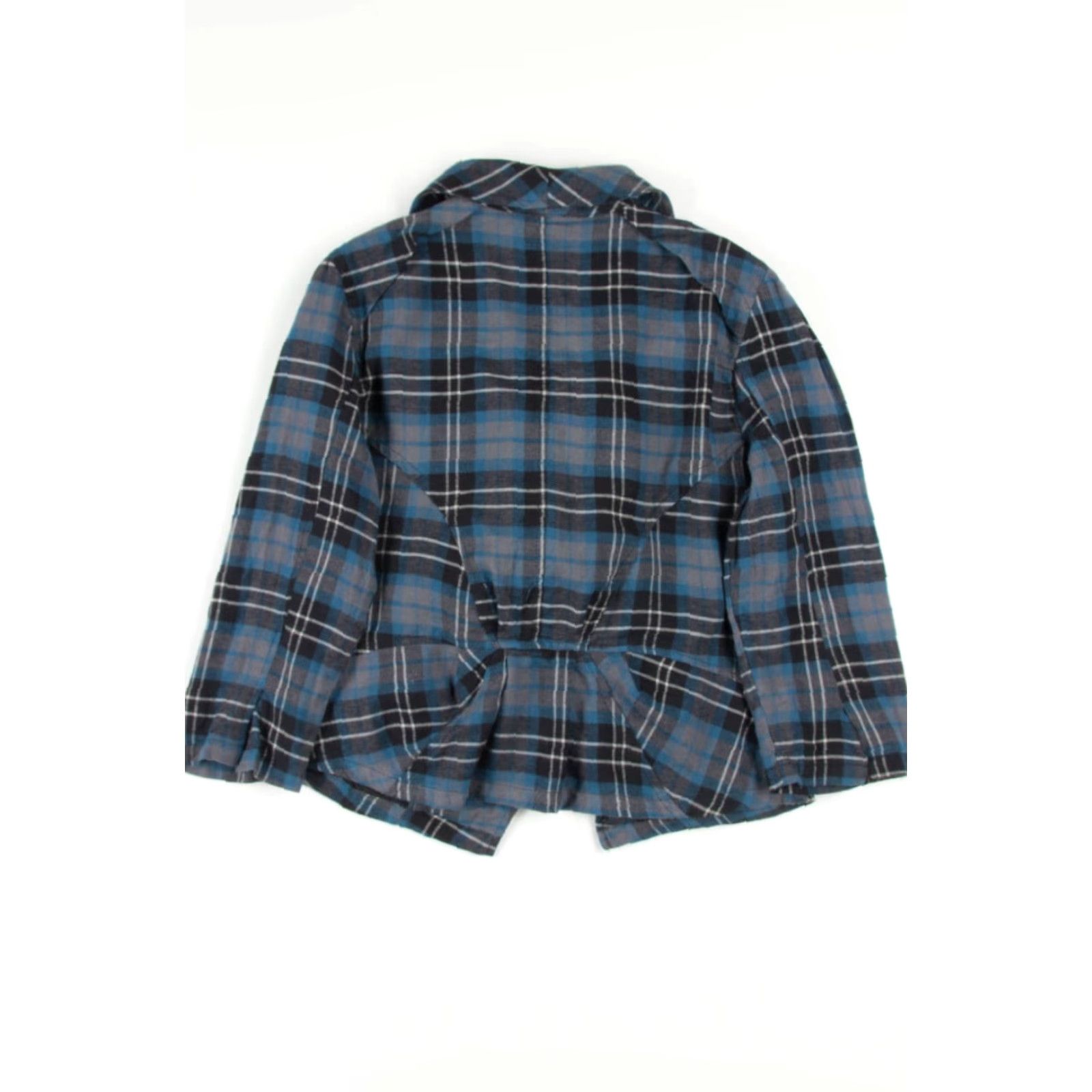 X-LARGE VINTAGE Mark X-Large Grey Diagonal Zip Flannel Jacket Plaid Size US XL / EU 56 / 4 - 2 Thumbnail