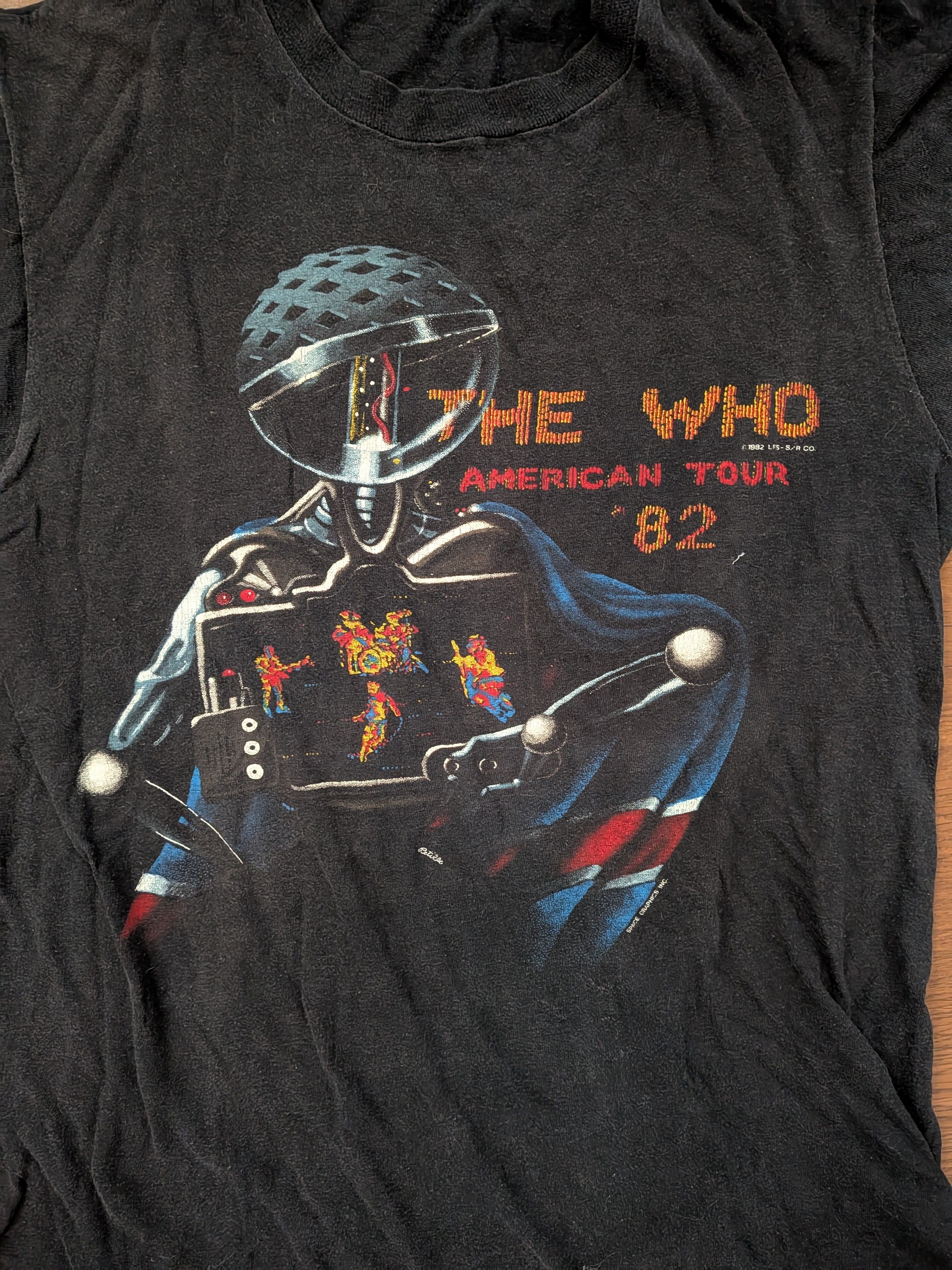 Other The Who 1982 American Tour Tee Vintage Screen Stars Size US L / EU 52-54 / 3 - 2 Thumbnail
