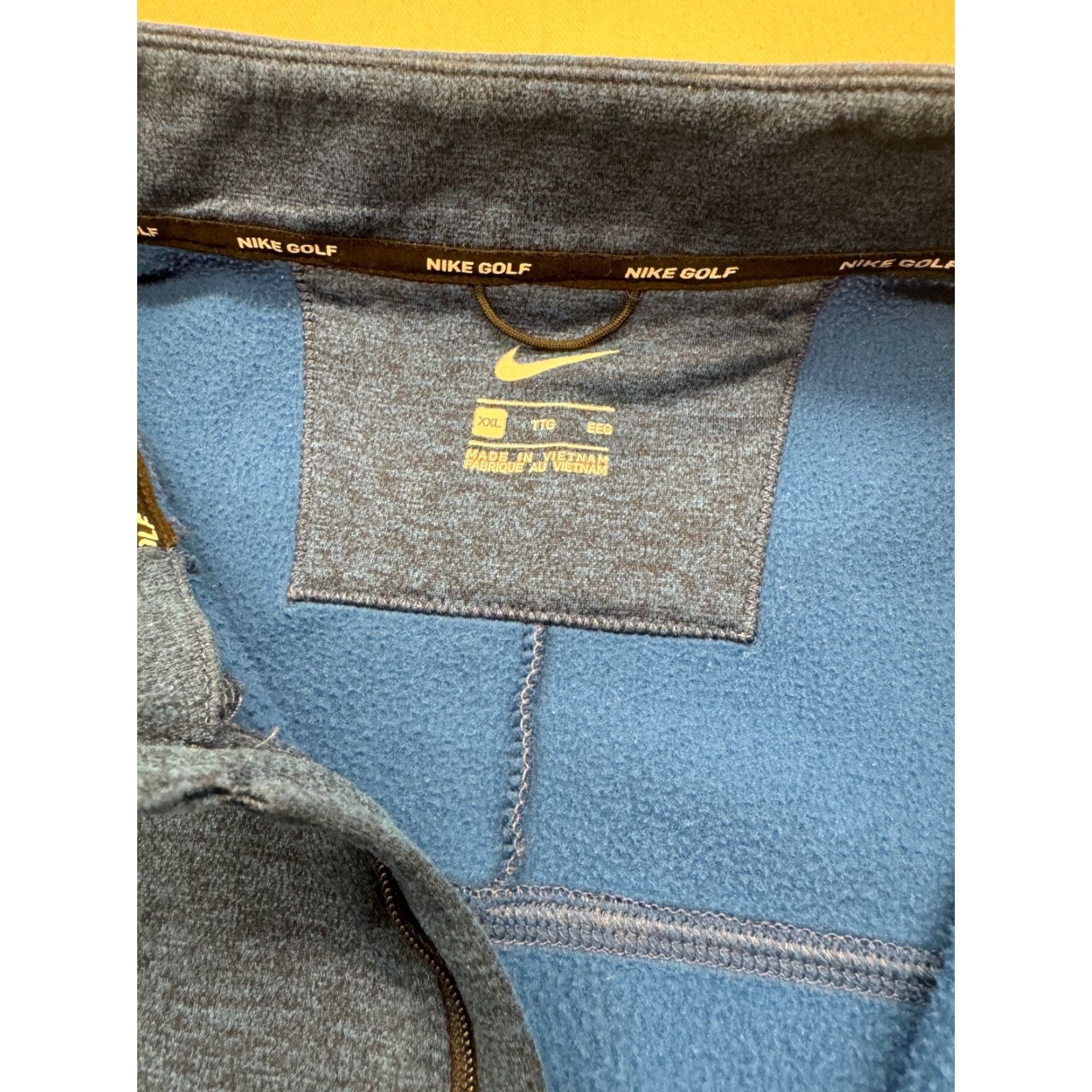 Nike Nike Golf Sweater Mens 2XL Blue Fleece 1/4 Zip Pullover 2537 Size US XXL / EU 58 / 5 - 3 Thumbnail