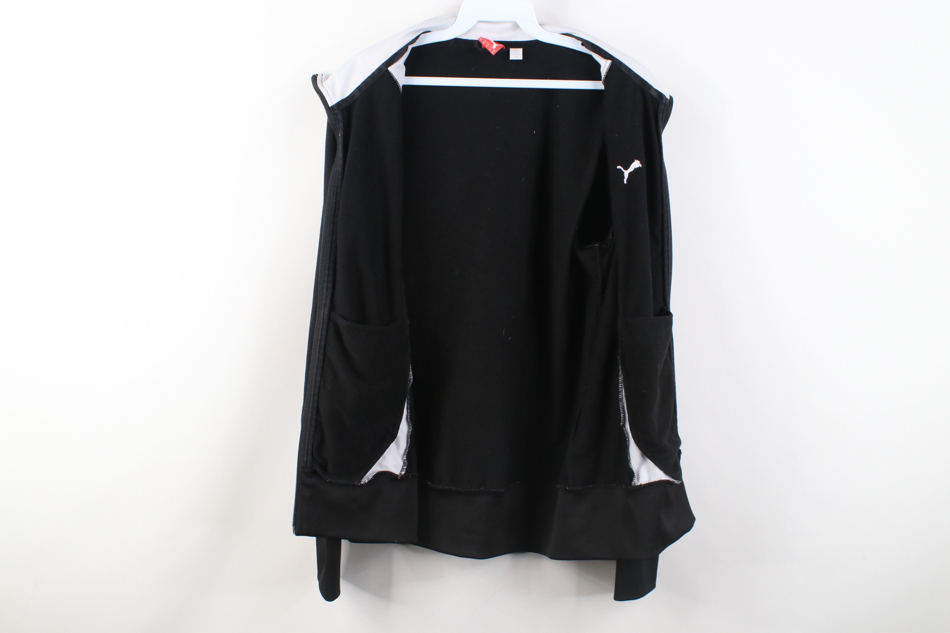 Puma Vintager Y2K Puma F1 Racing Track Jacket Black Polyester Size XL / US 12-14 / IT 48-50 - 10 Thumbnail