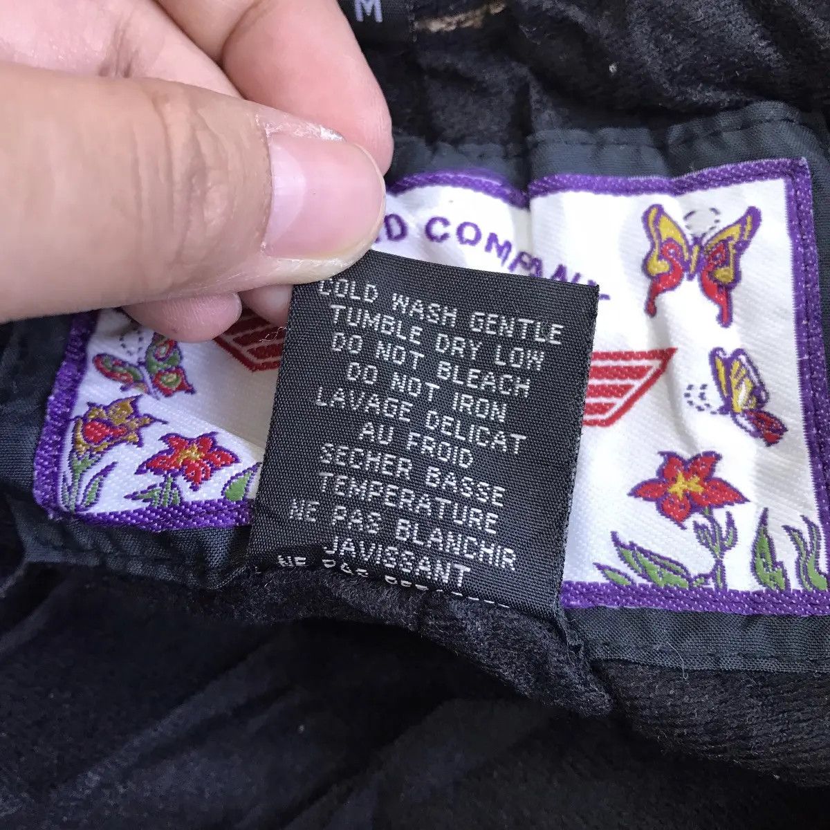 Vintage Vintage SIMS BOARD COMPANY Butterfly Embroidered Ski Pant Size 28" / US 6 / IT 42 - 9 Thumbnail