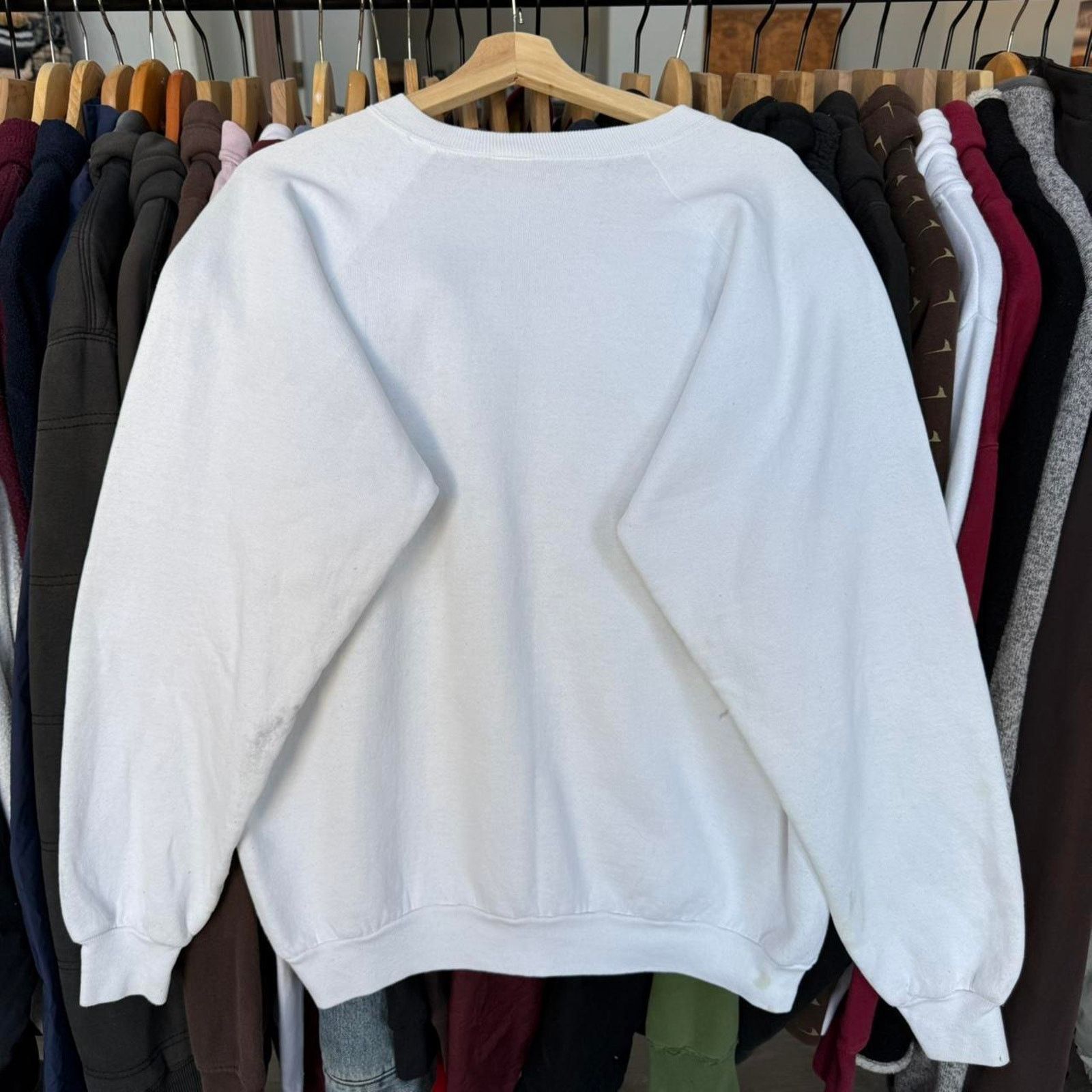 Fruit Of The Loom Vintage 90s Cheddarheads Greetings From Wisconsin Sweatshirt Size US XL / EU 56 / 4 - 7 Thumbnail