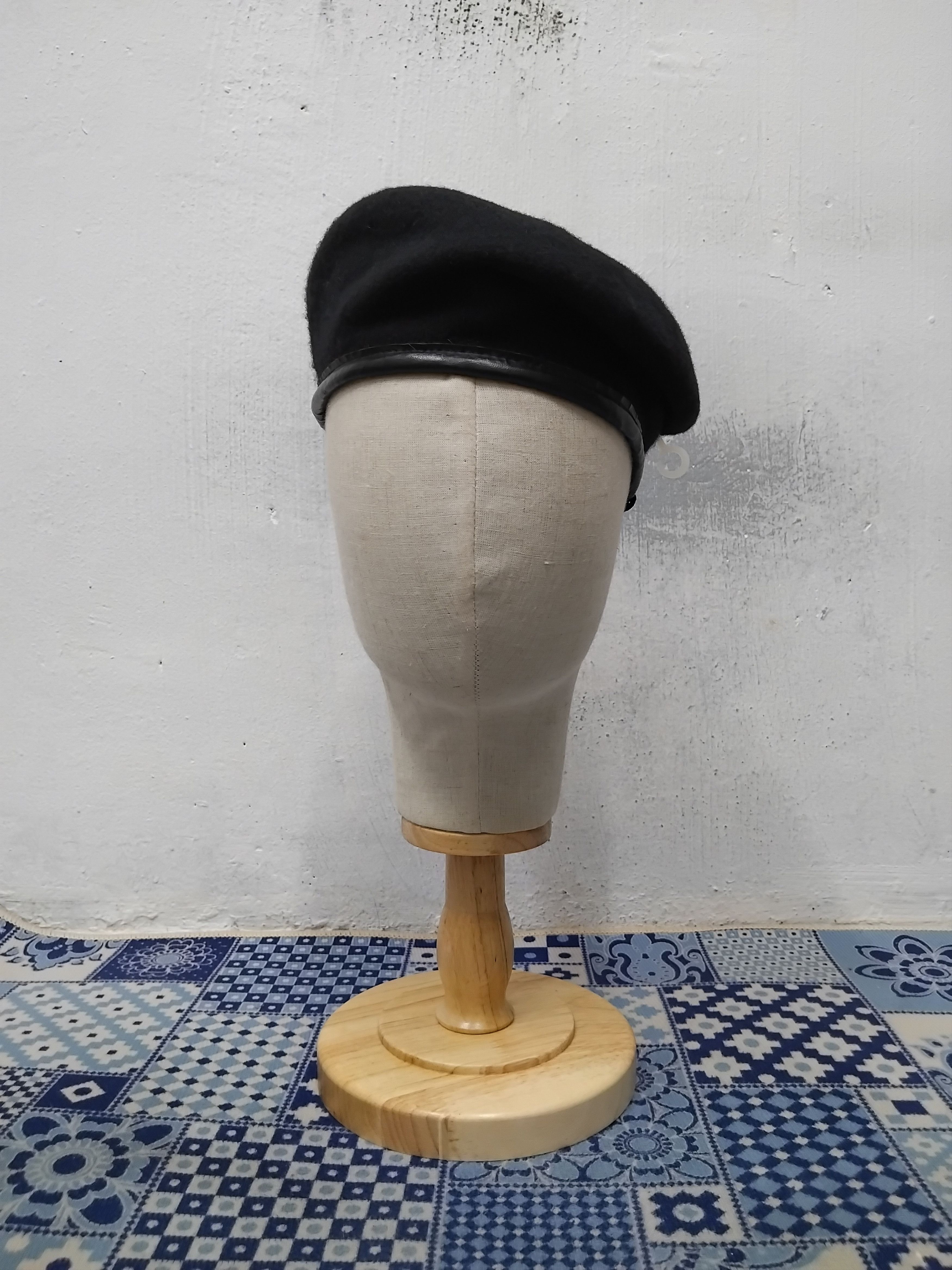 Japanese Brand 💥Bancroft maker over 90th black colour military cap hat Size ONE SIZE - 1 Thumbnail