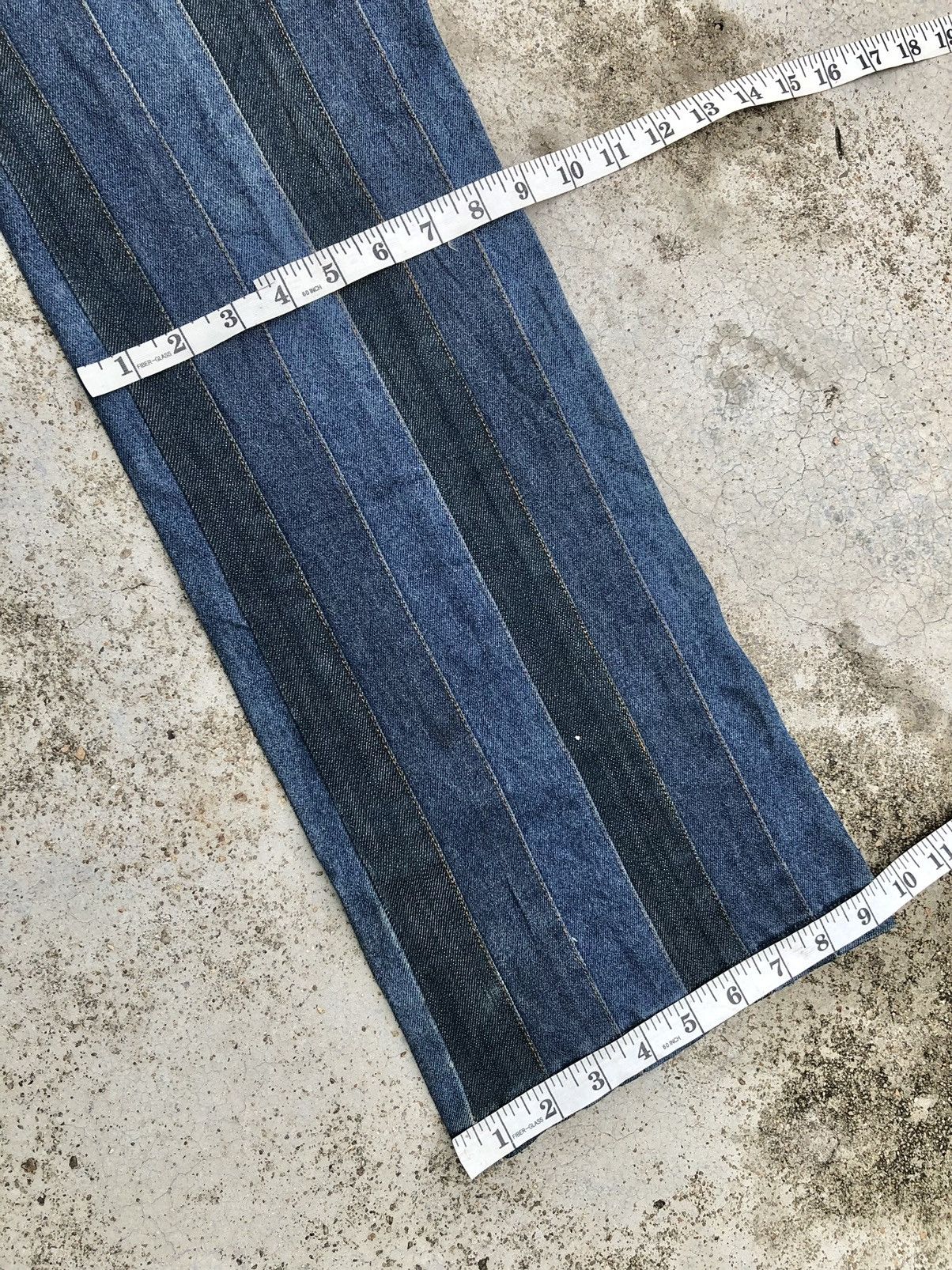 Hypebeast FLARE RECONSTRUCTED MARKY + BUDDY HOMME JEANS Size US 31 - 12 Thumbnail