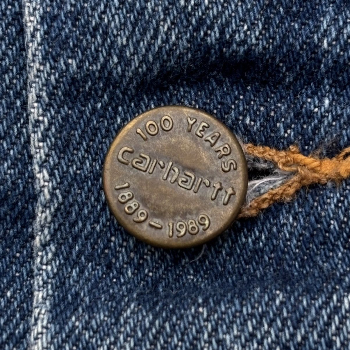 Carhartt Vintage 80s Carhartt Denim Trucker 100th Anniversary Size US M / EU 48-50 / 2 - 6 Thumbnail
