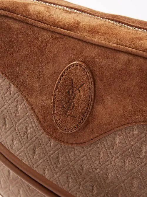 Saint Laurent Paris o1s1wg111124 Size: OS / Monogramme Cross Body Bag in Brown Size ONE SIZE - 8 Thumbnail