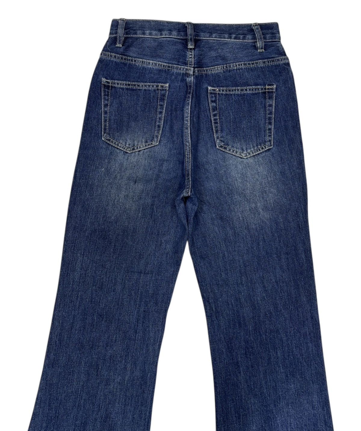 Hysteric Glamour Flared Custom Made Distressed Denim Jean