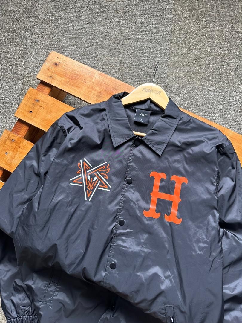 Huf × Thrasher HUF X THRASHER COACH JACKET Size US L / EU 52-54 / 3 - 3 Thumbnail