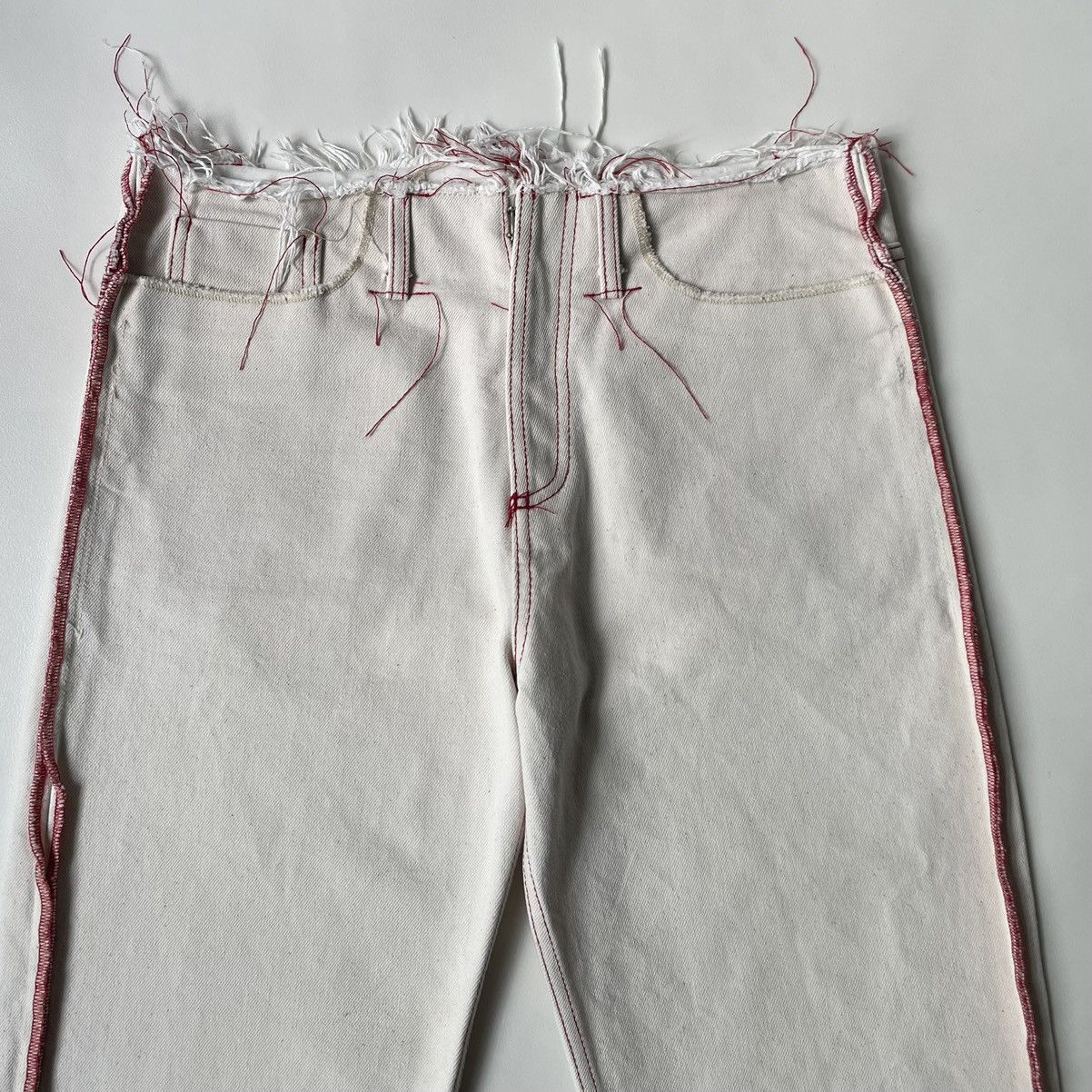 Maison Margiela S/S 21 Inside Out Stitch Jeans Size US 32 / EU 48 - 3 Thumbnail