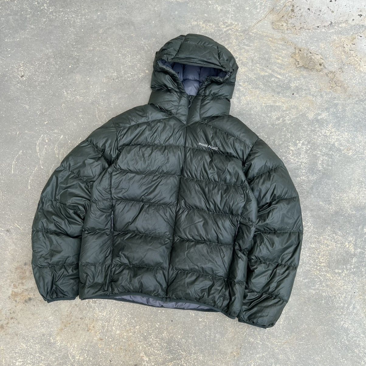 NT90's old mont-bell Excellent Used Montbell Down Jacket L Final 90S Old Olive