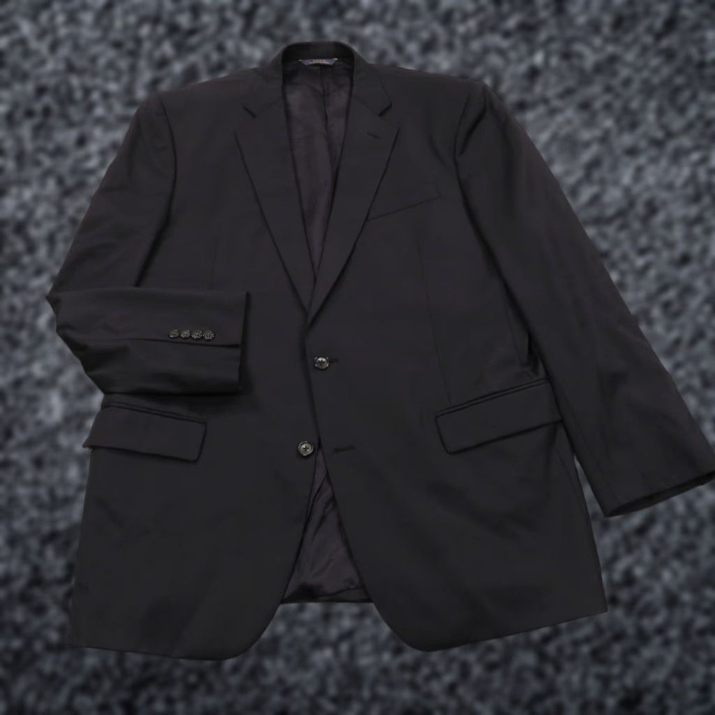 Brooks Brothers Brooks Brothers 1818 Blazer Jacket Madison Navy Blue Estrato Made in USA Blazer Long Single-Breasted Notch Wool 46 Regular Men's XS-XL? Size 46R - 1 Thumbnail