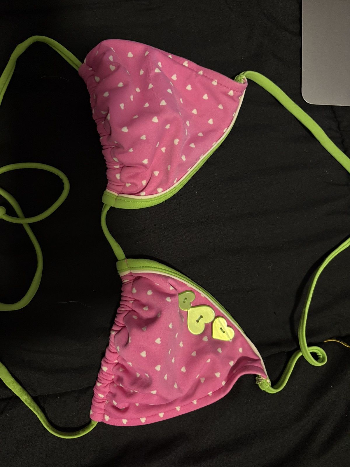 Other y2k pink and green bikini top Size S / US 4 / IT 40 - 1 Thumbnail