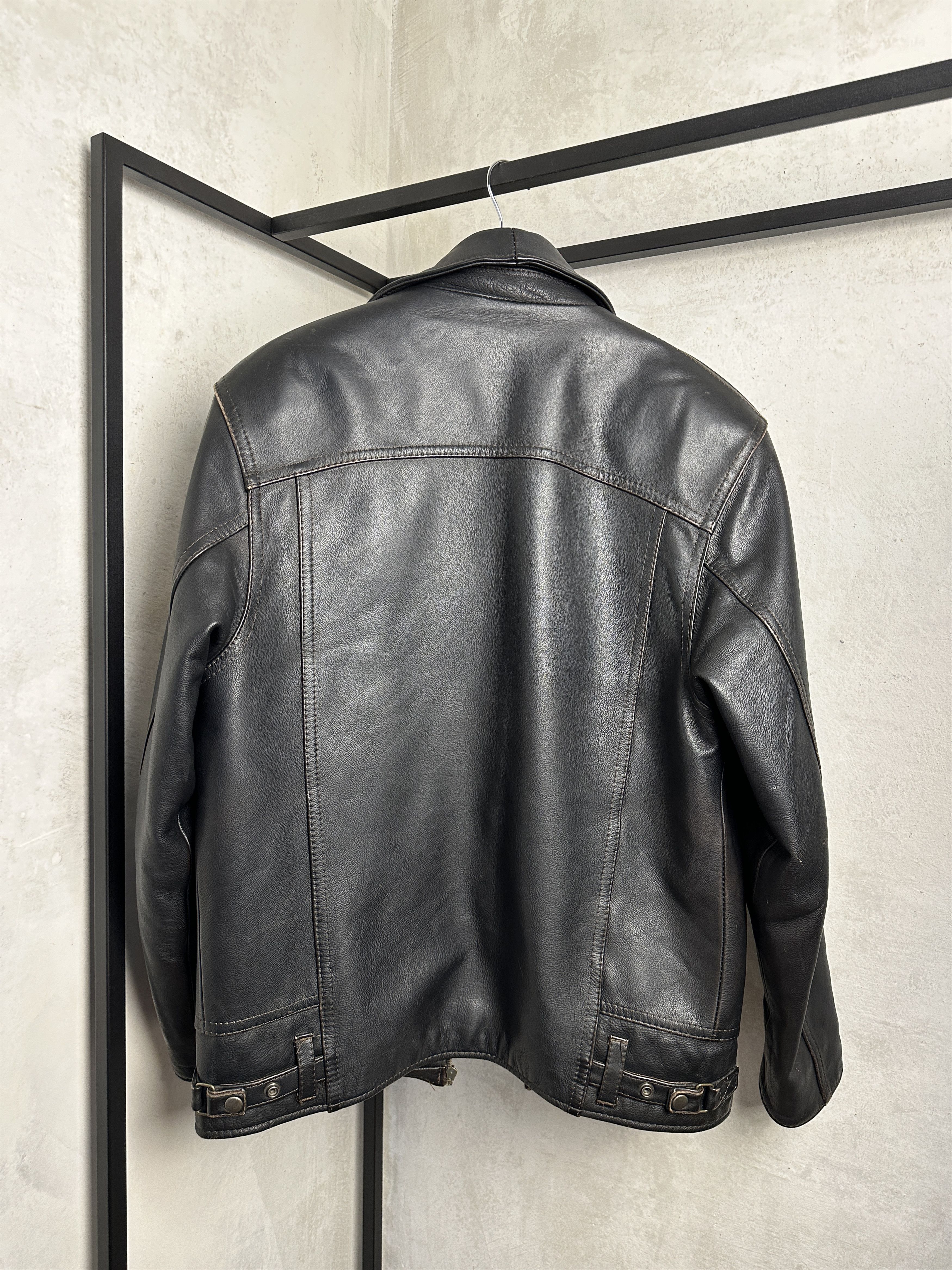Vintage Wrangler Boxy Leather Jacket