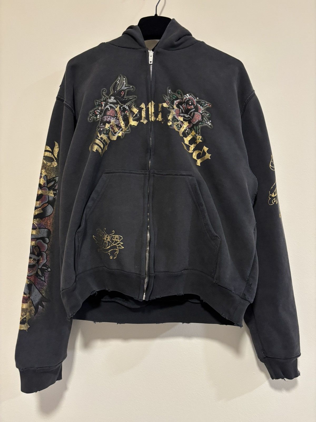 Balenciaga I Love Techno Zip-Up Hoodie | Grailed