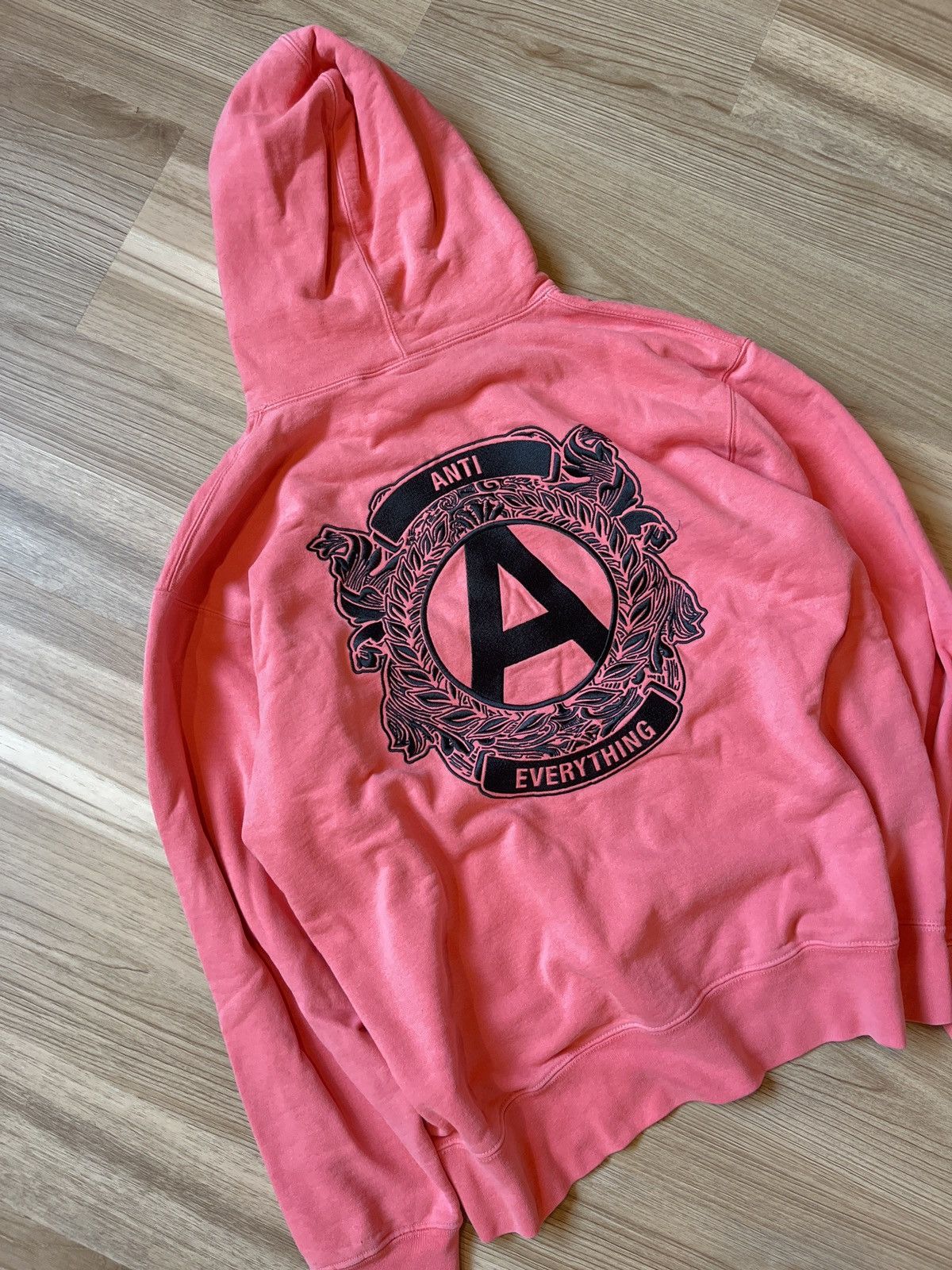 Supreme Supreme Anti Everything Pink Sweatshirt Hoodie Size US L / EU 52-54 / 3 - 4 Thumbnail