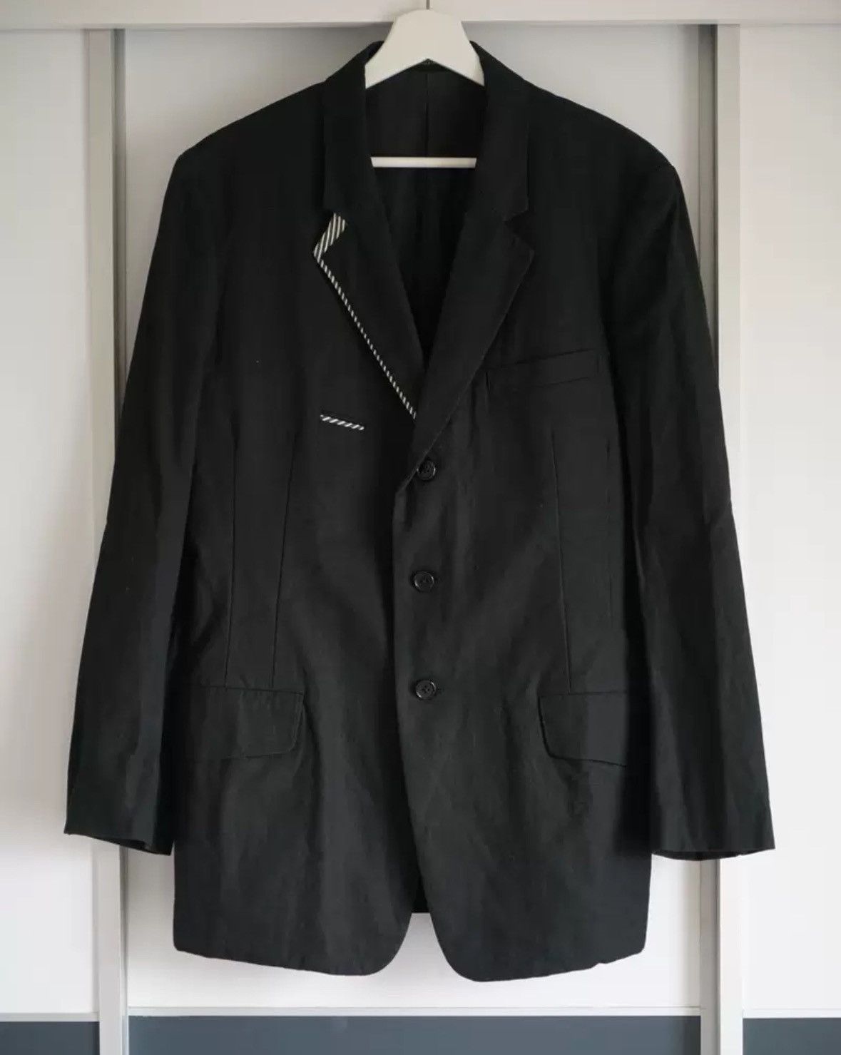 Yohji Yamamoto Yohji Yamamoto 10ss Kitano Takeshi suit 2412-Nextarrow Size US M / EU 48-50 / 2 - 3 Thumbnail