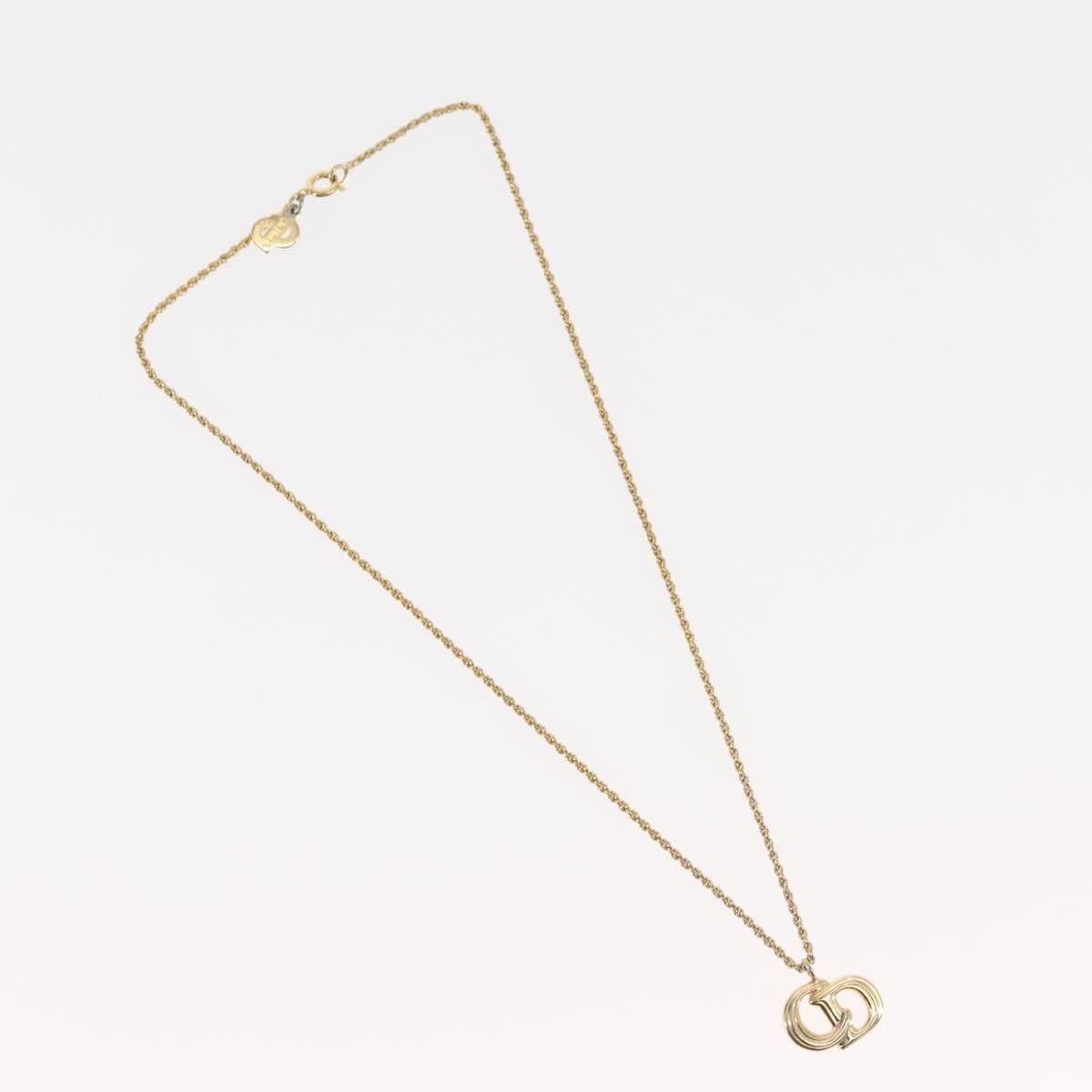 Dior Christian Dior CD Pendant Necklace Metal Size ONE SIZE - 1 Thumbnail