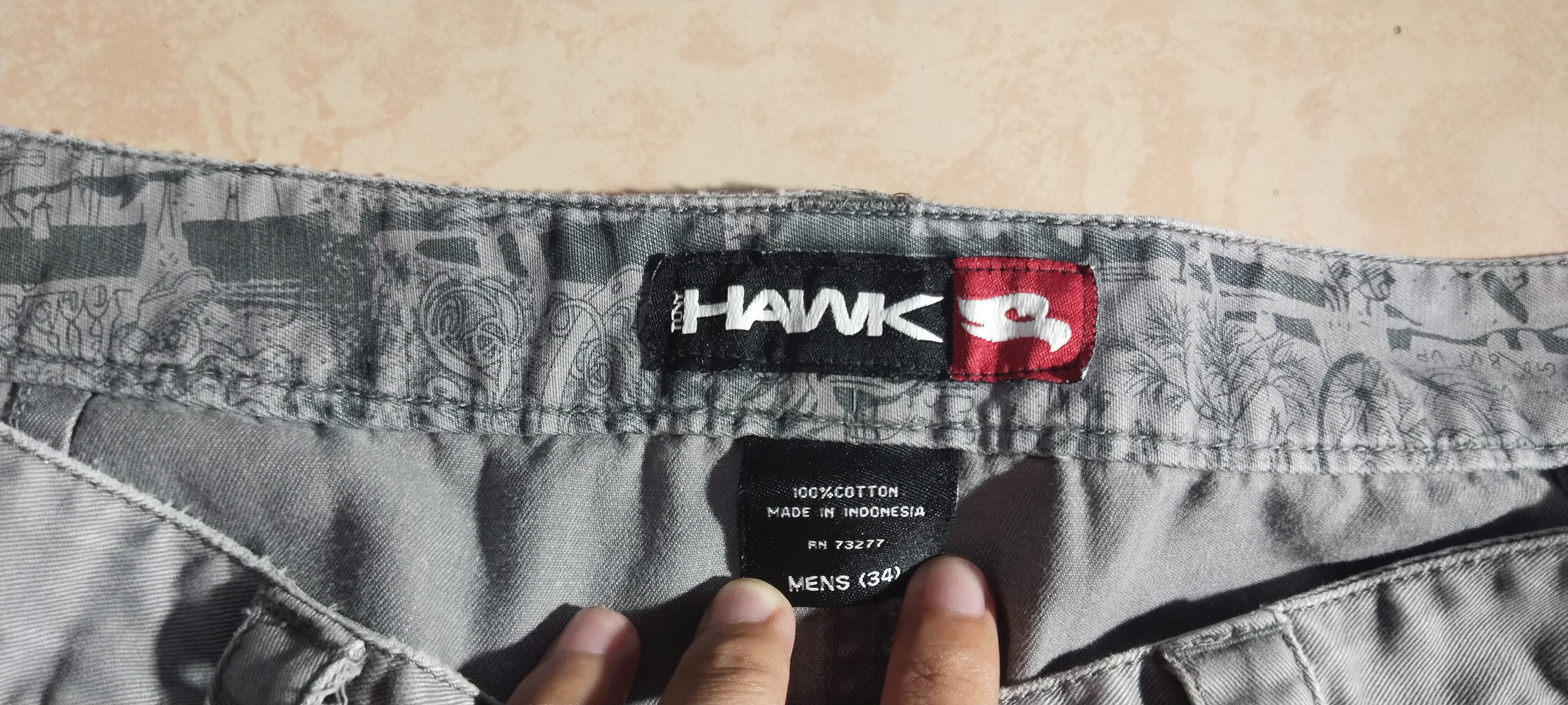 Tony Hawk Vintage Tony Hawk Baggy Jorts Y2K Skater Shorts Size US 34 / EU 50 - 5 Thumbnail