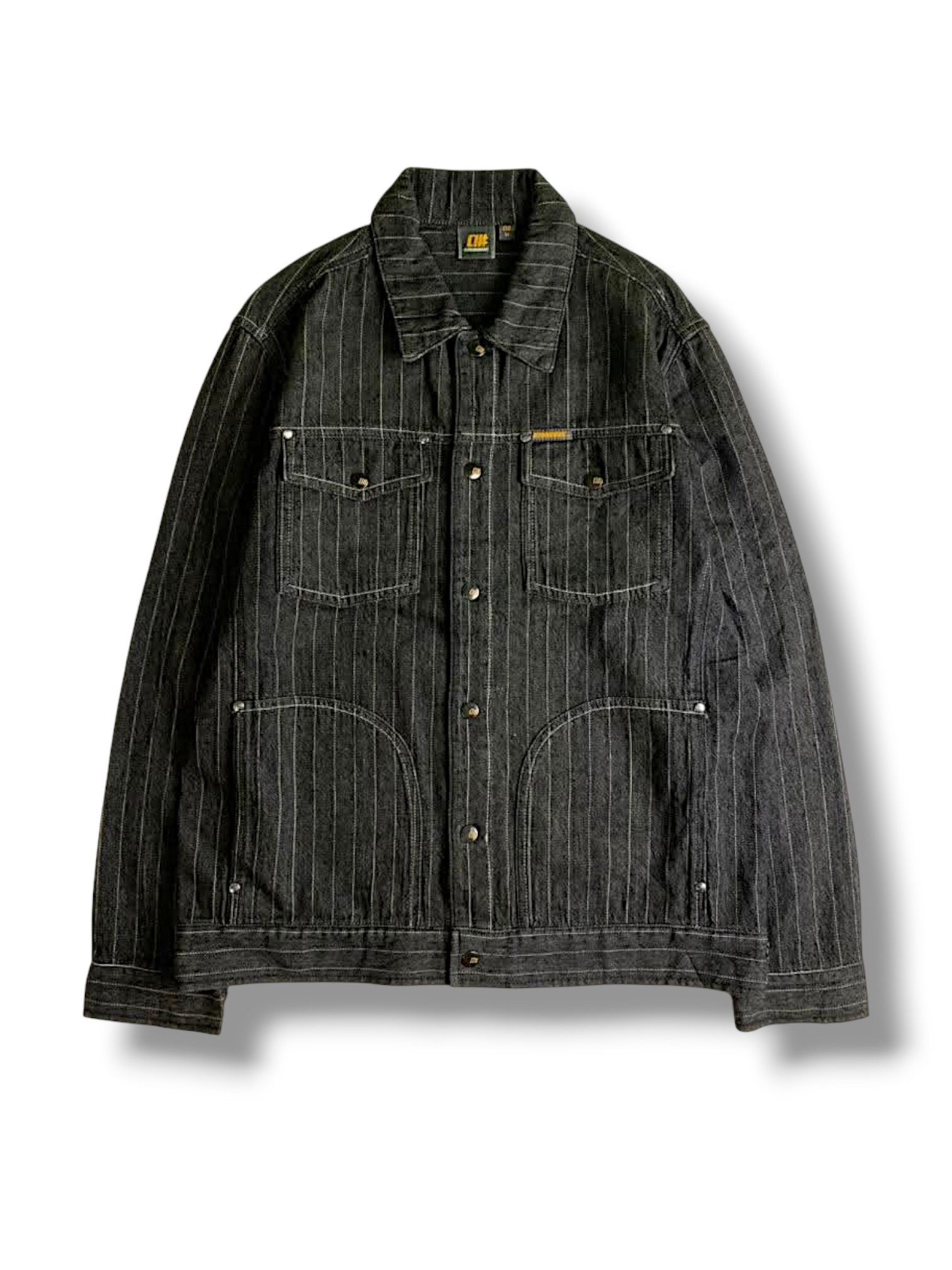 Alphanumeric Alphanumeric Wabash Jacket black Hickory Rare Size US M / EU 48-50 / 2 - 1 Thumbnail