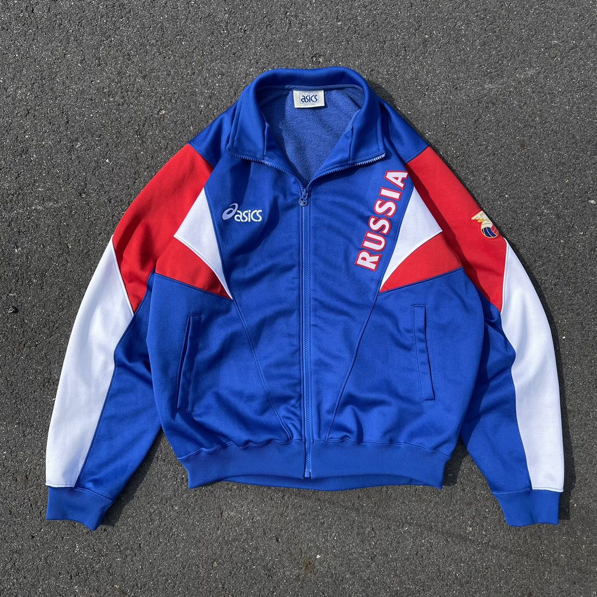 Asics Usa Olympics Vintage VINTAGE 80 90s ASICS RUSSIA VOLLEYBALL OLYMPIC JACKET Grailed