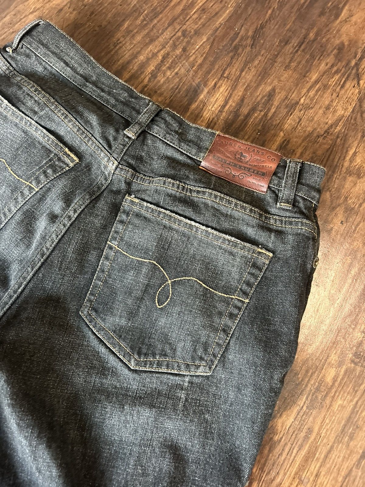 Lauren Ralph Lauren Lauren Ralph Lauren Patch Work Embroidered Bootcut Jeans Size 30" / US 8 / IT 44 - 9 Thumbnail