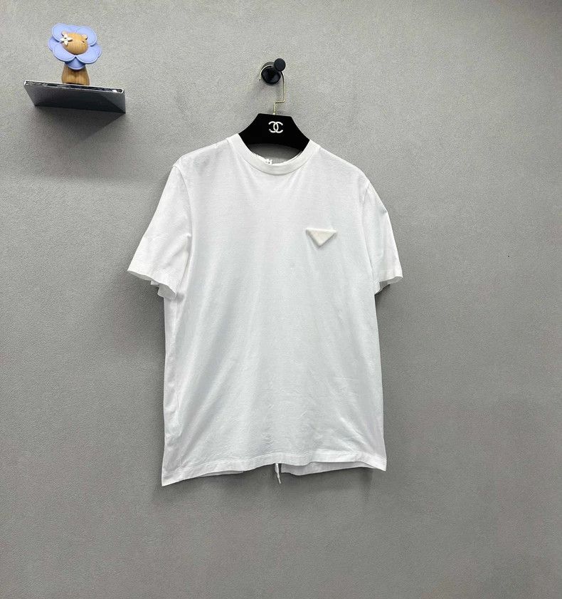 Prada Prada Solid color tie plain knit T-shirt 2502-Nextarrow Size US S / EU 44-46 / 1 - 3 Thumbnail