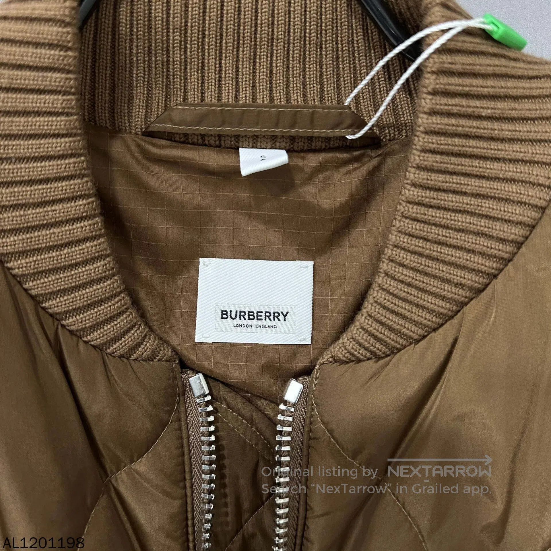 Burberry khaki bomber jacket by burberry. Size US S / EU 44-46 / 1 - 4 Thumbnail