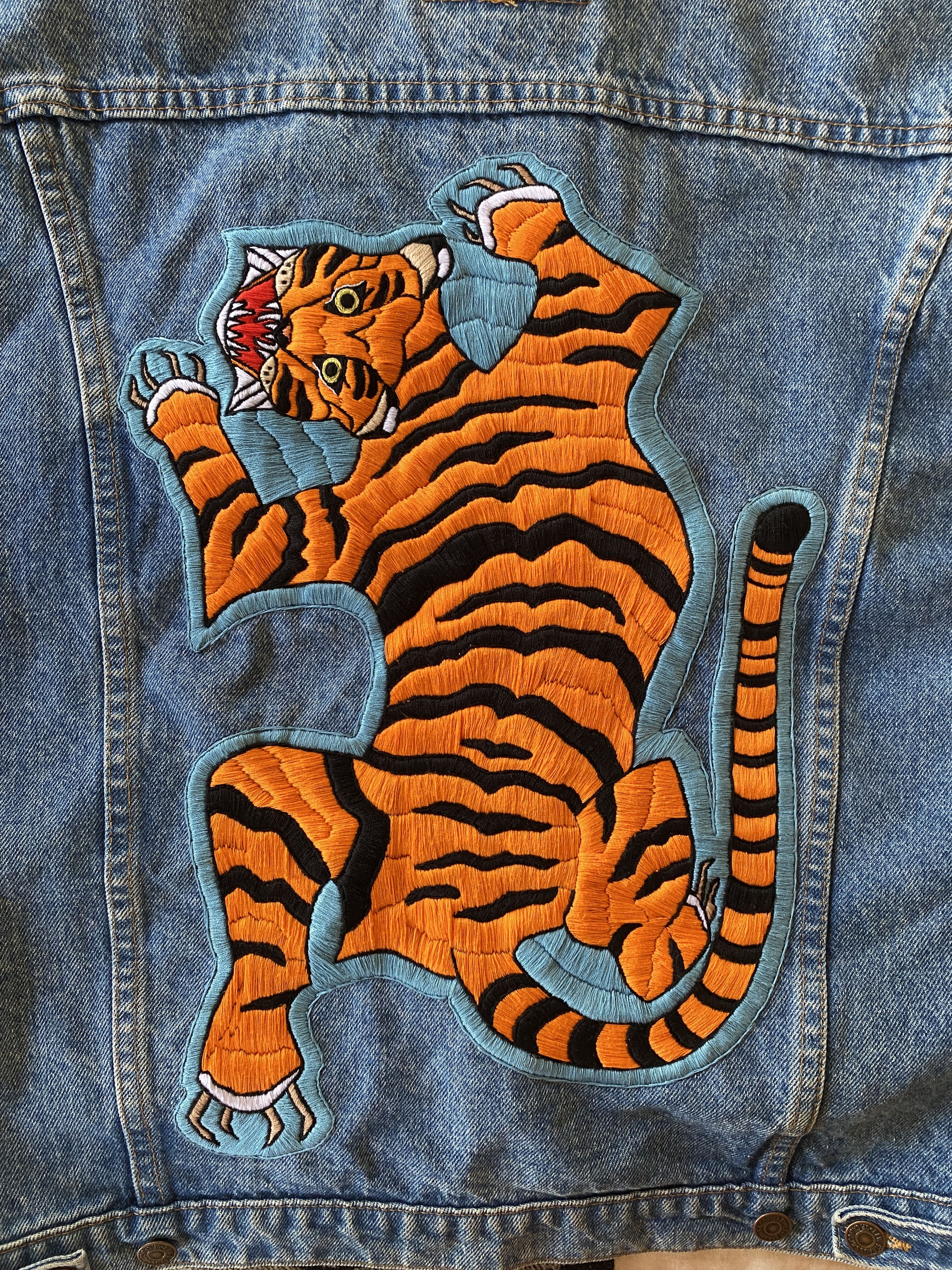 Levi's Vintage Clothing Vintage Levi’s Vest with Tiger Embroidery Size US S / EU 44-46 / 1 - 2 Thumbnail