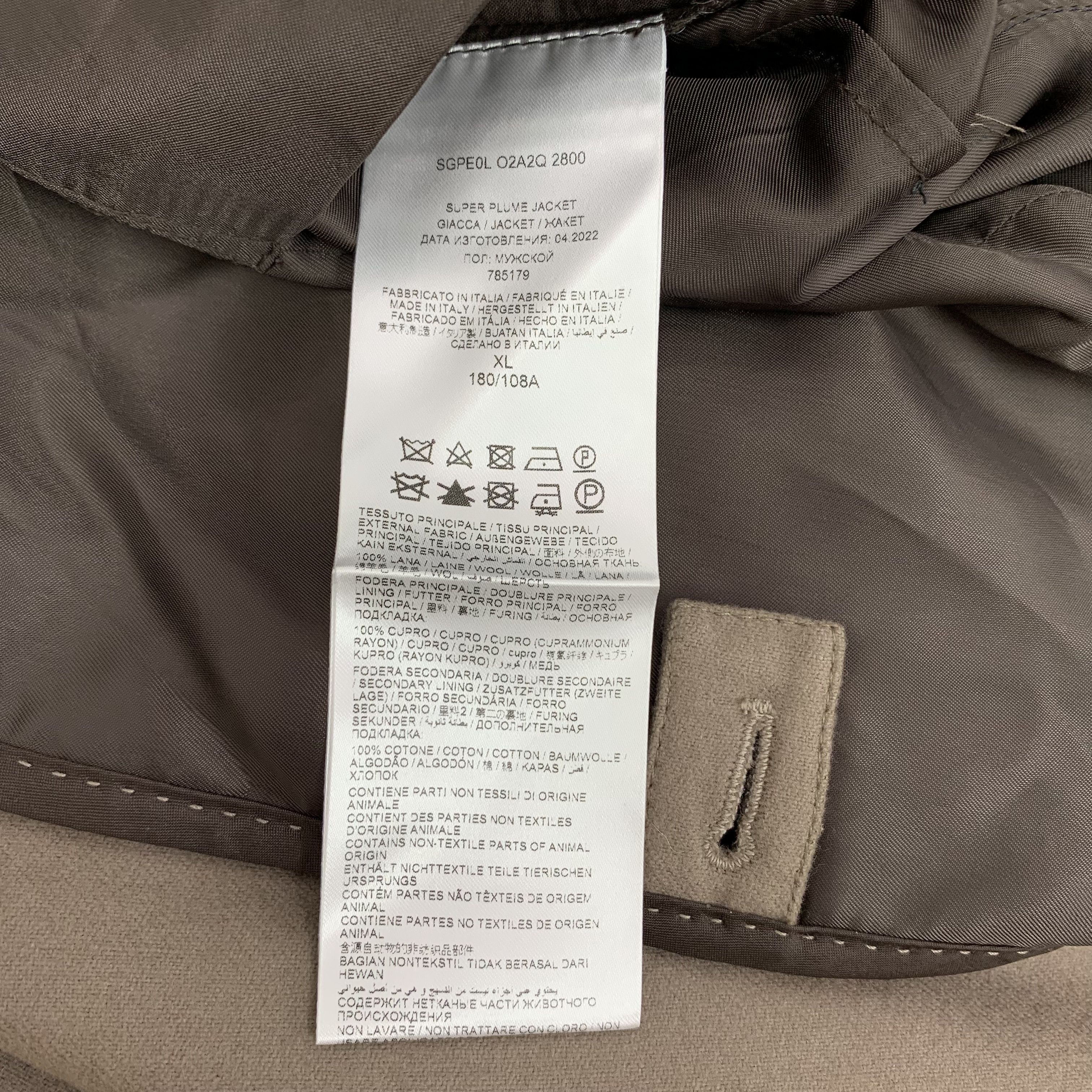 Brioni Brioni Light Brown Wool Blazer (Size XL) Size 50R - 7 Thumbnail