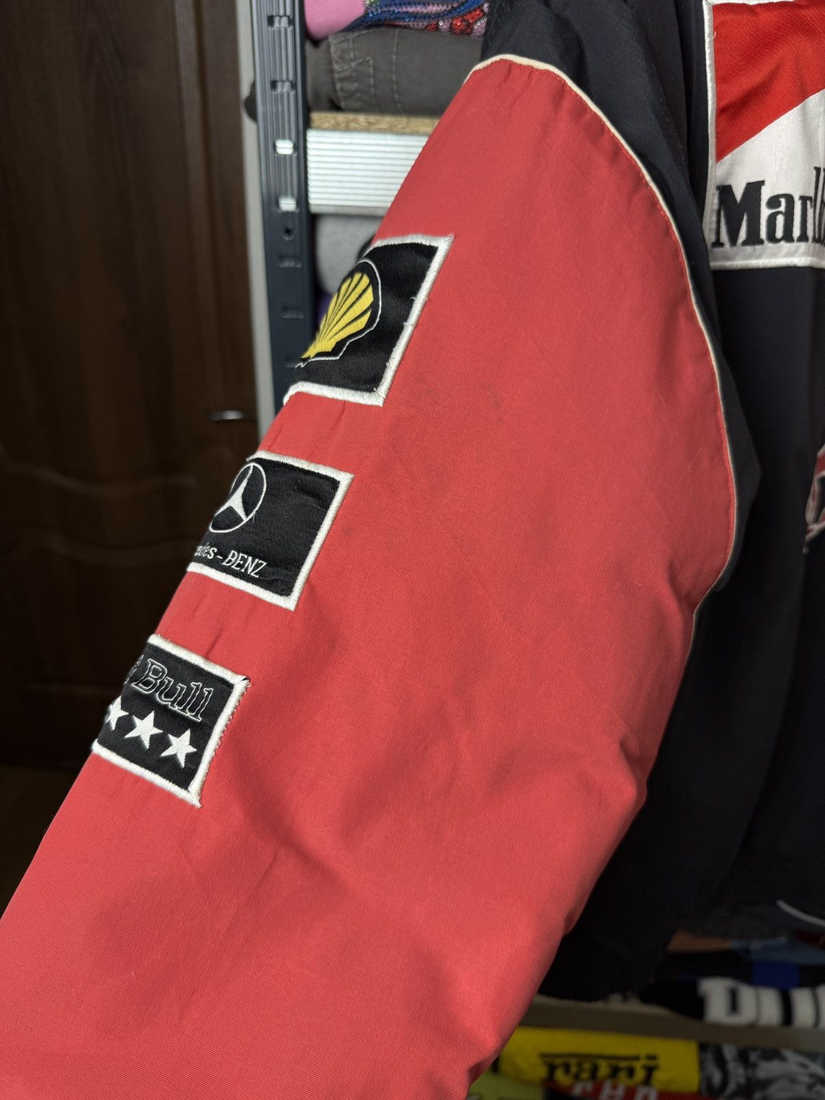 Marlboro Crazy Mercedes Marlboro Red Bull Racing Vintage Jacket Size US M / EU 48-50 / 2 - 16 Thumbnail