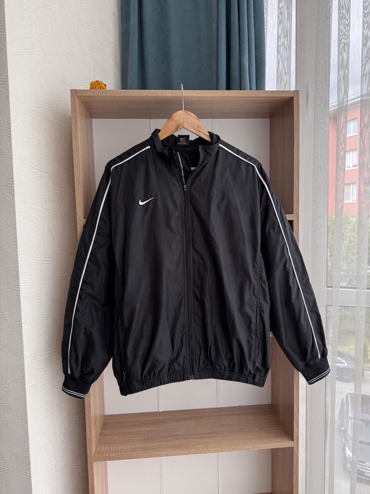 Nike × Vintage Vintage Nike Streetwear Nylon Zip TrackJacket Size US S / EU 44-46 / 1 - 6 Thumbnail