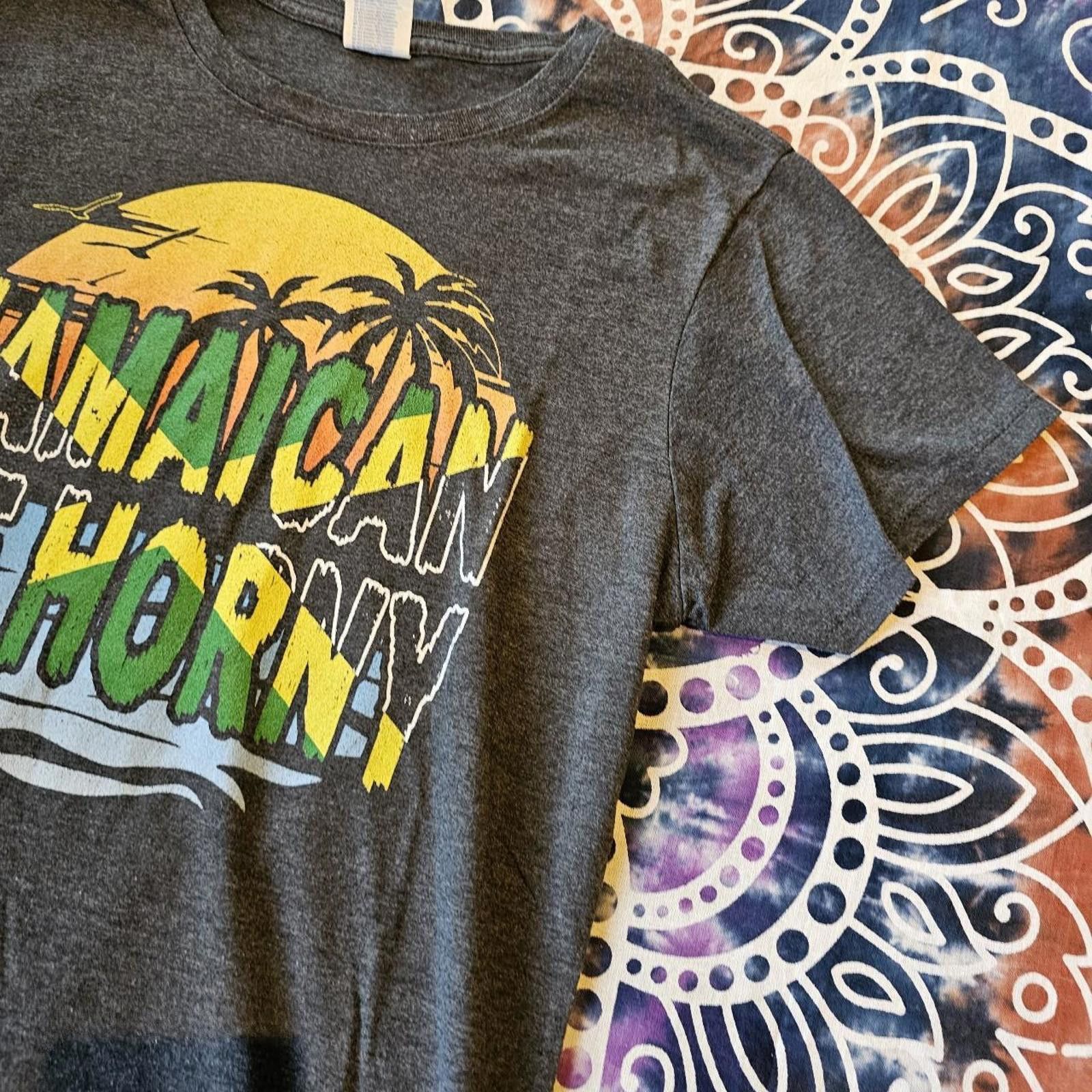 Designer Women's Jamaican Me Horny T-shirt Size L / US 10 / IT 46 - 4 Thumbnail