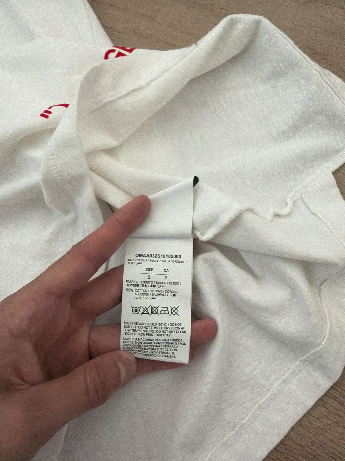Off-White Offwhite white teenager tshirt size medium Size US M / EU 48-50 / 2 - 3 Thumbnail