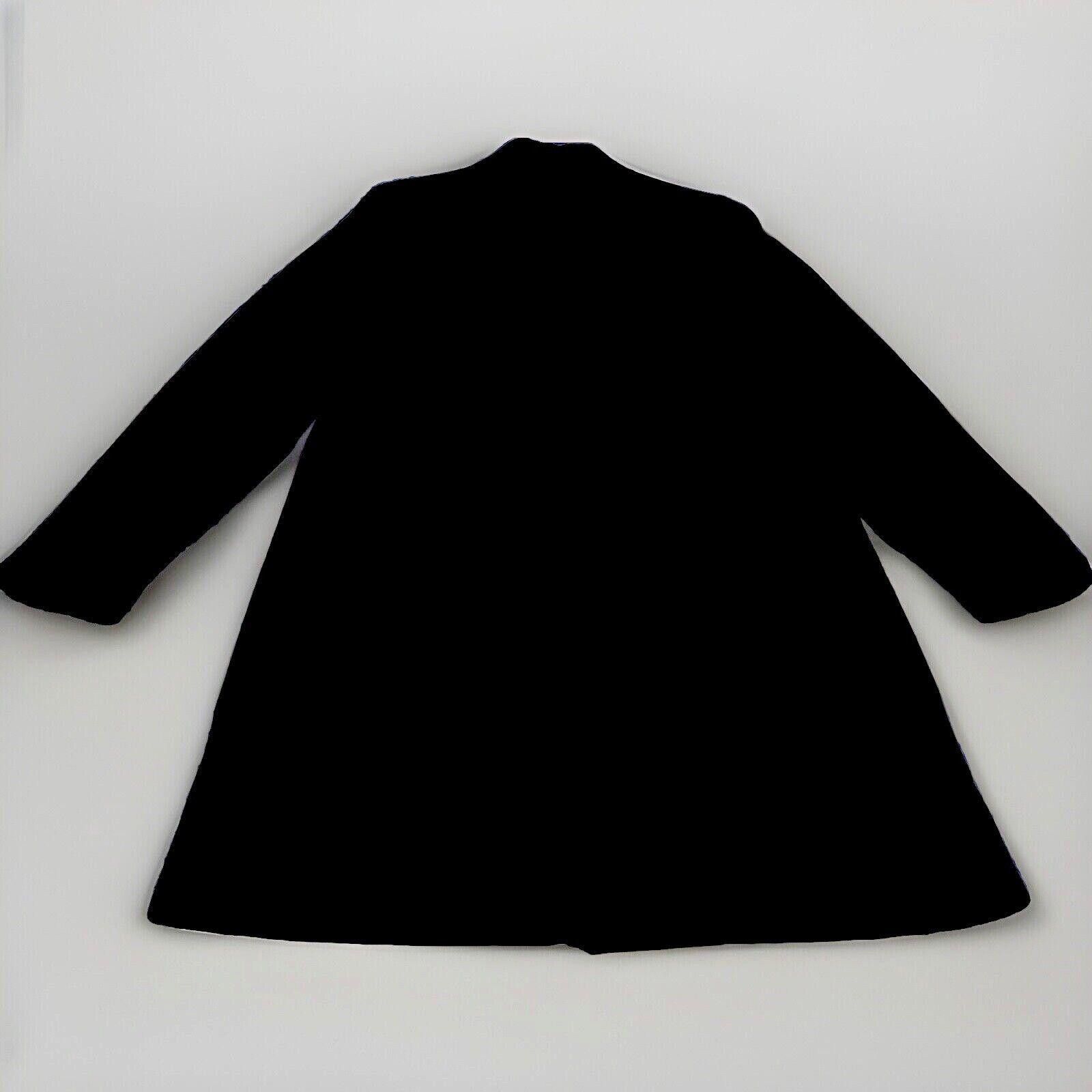 J.Crew J Crew Women’s Sz 12 Black Wool Peacoat Long Topcoat Classic Size XL / US 12-14 / IT 48-50 - 2 Thumbnail