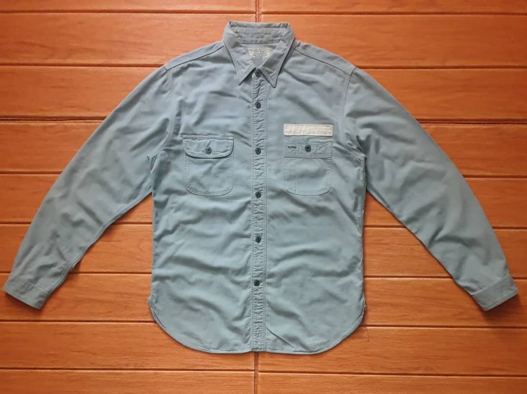 Journal Standard Journal Standard Salvedge Japanese Brand Chambray Shirt Size US M / EU 48-50 / 2 - 1 Thumbnail