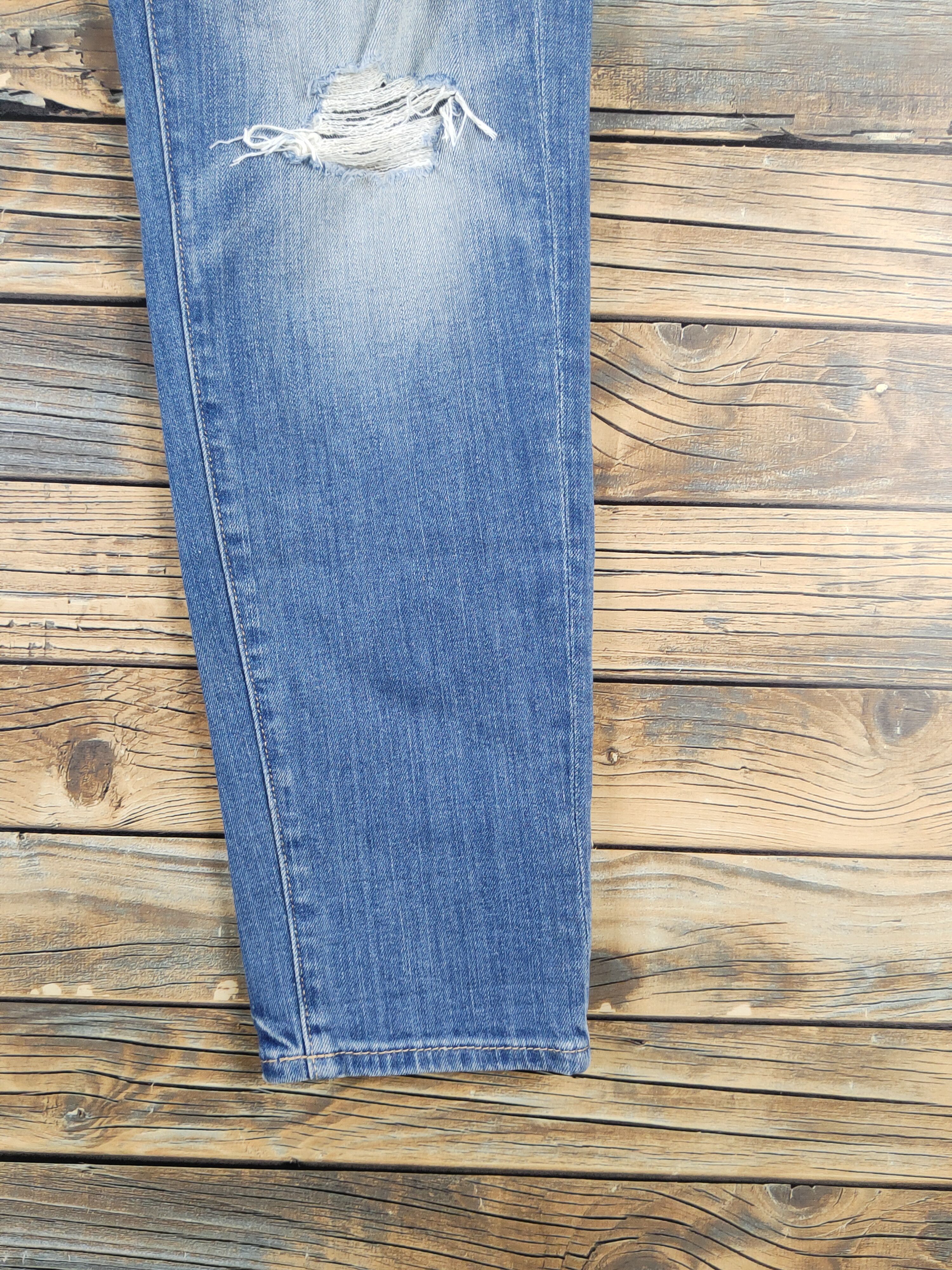 Abercrombie & Fitch Abercrombie & Fitch patchwork Ripped denim Jeans #W1295 Size US 29 - 6 Thumbnail