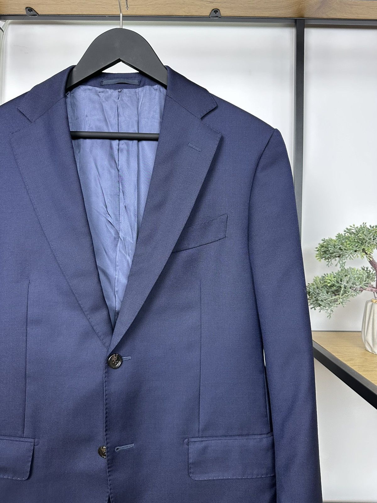 Suitsupply Suitsupply Napoli Navy Blue Blazer 48 size Jacket Men’s Size 48R - 3 Thumbnail
