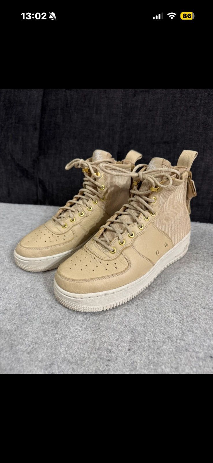Nike Nike SF AF1 Mid Air Force 1 Mushroom Light Bone 2017 size 40 Size US 10 / IT 40 - 6 Thumbnail