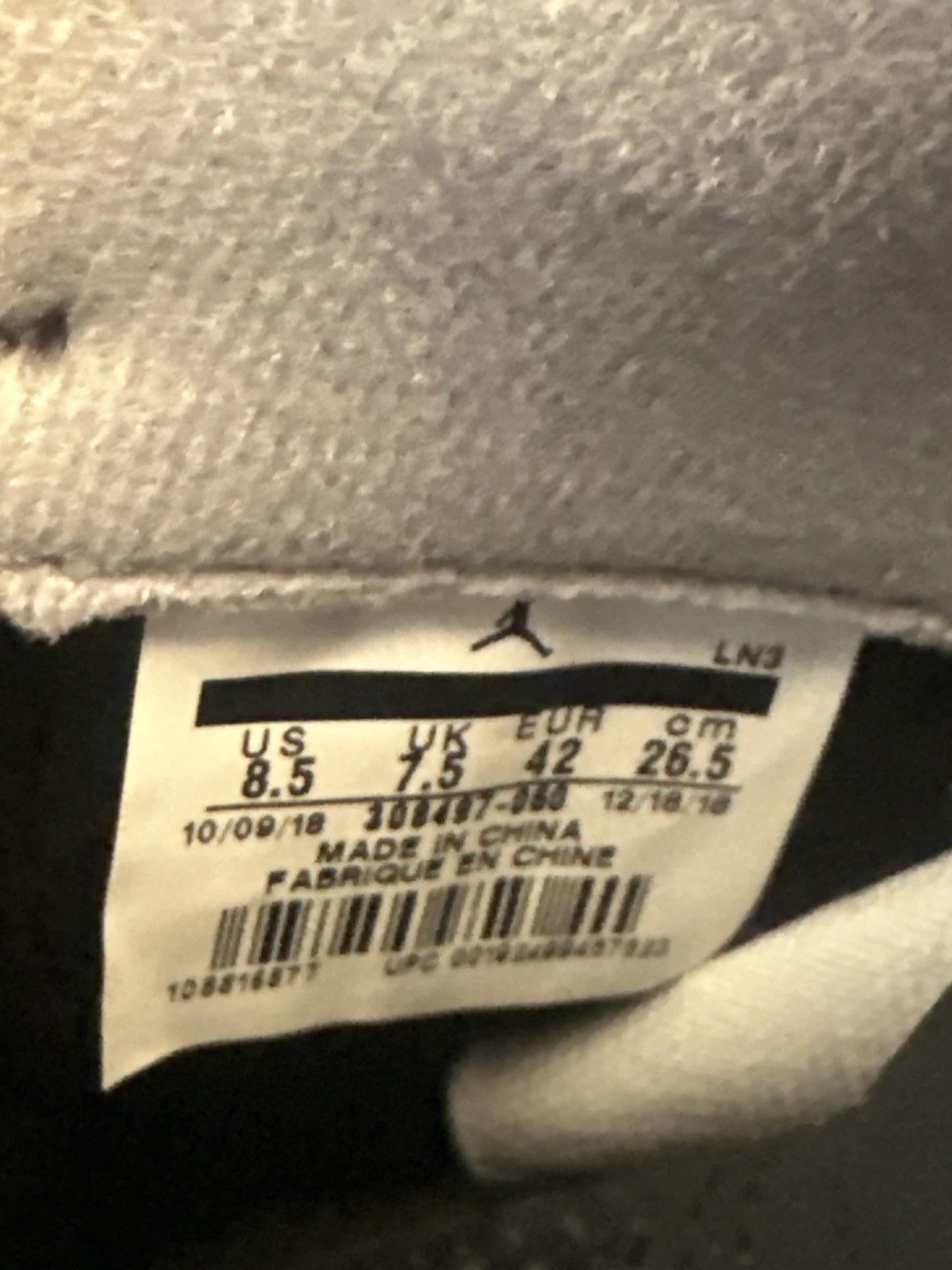 Nike 2019 Air Jordan 4 Retro ‘Bred’ Size US 8.5 / EU 41-42 - 6 Thumbnail