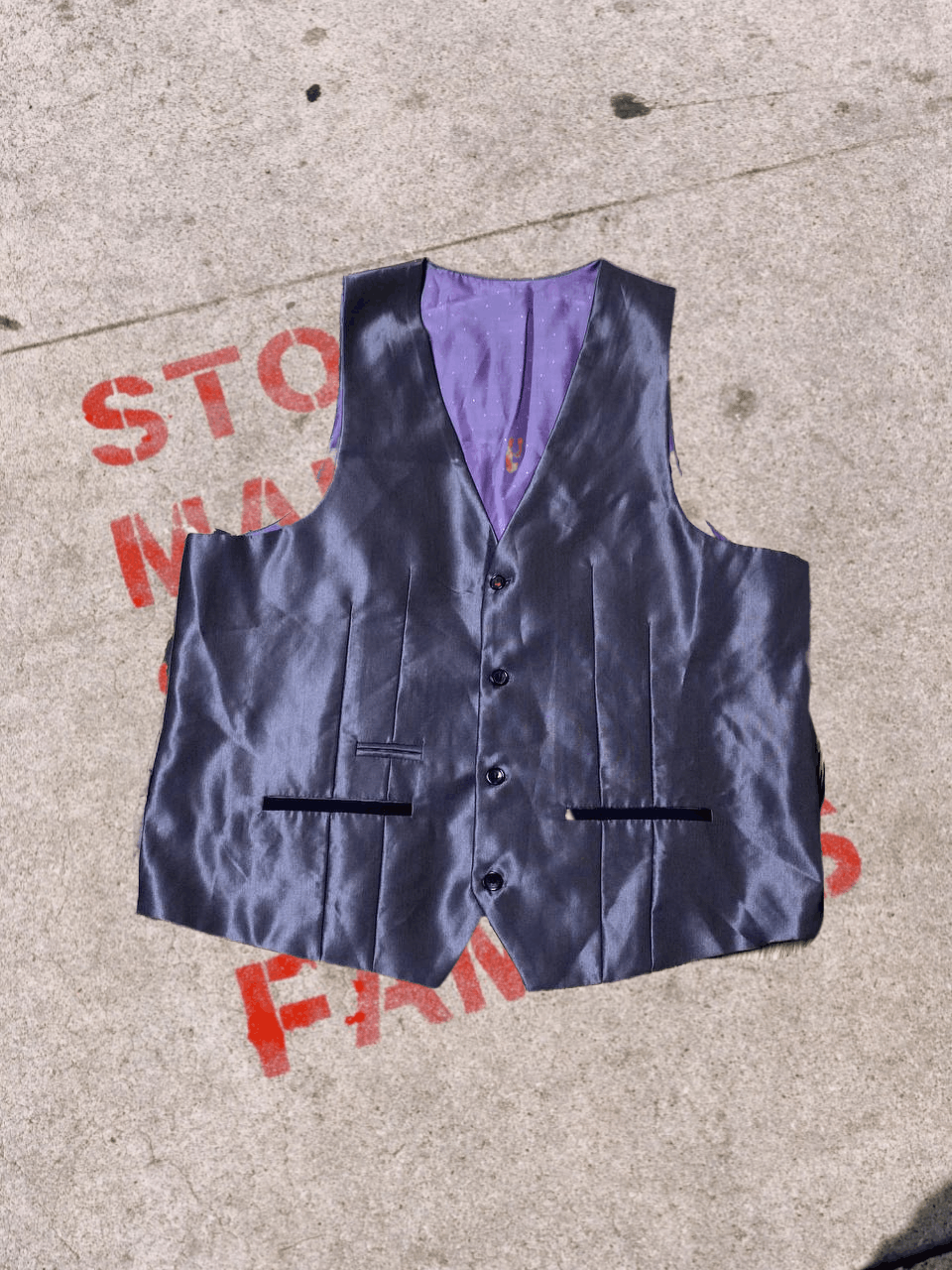 Vintage Vintage Marc Darcy London Suit Vest Men 46R Size 46R - 1 Thumbnail