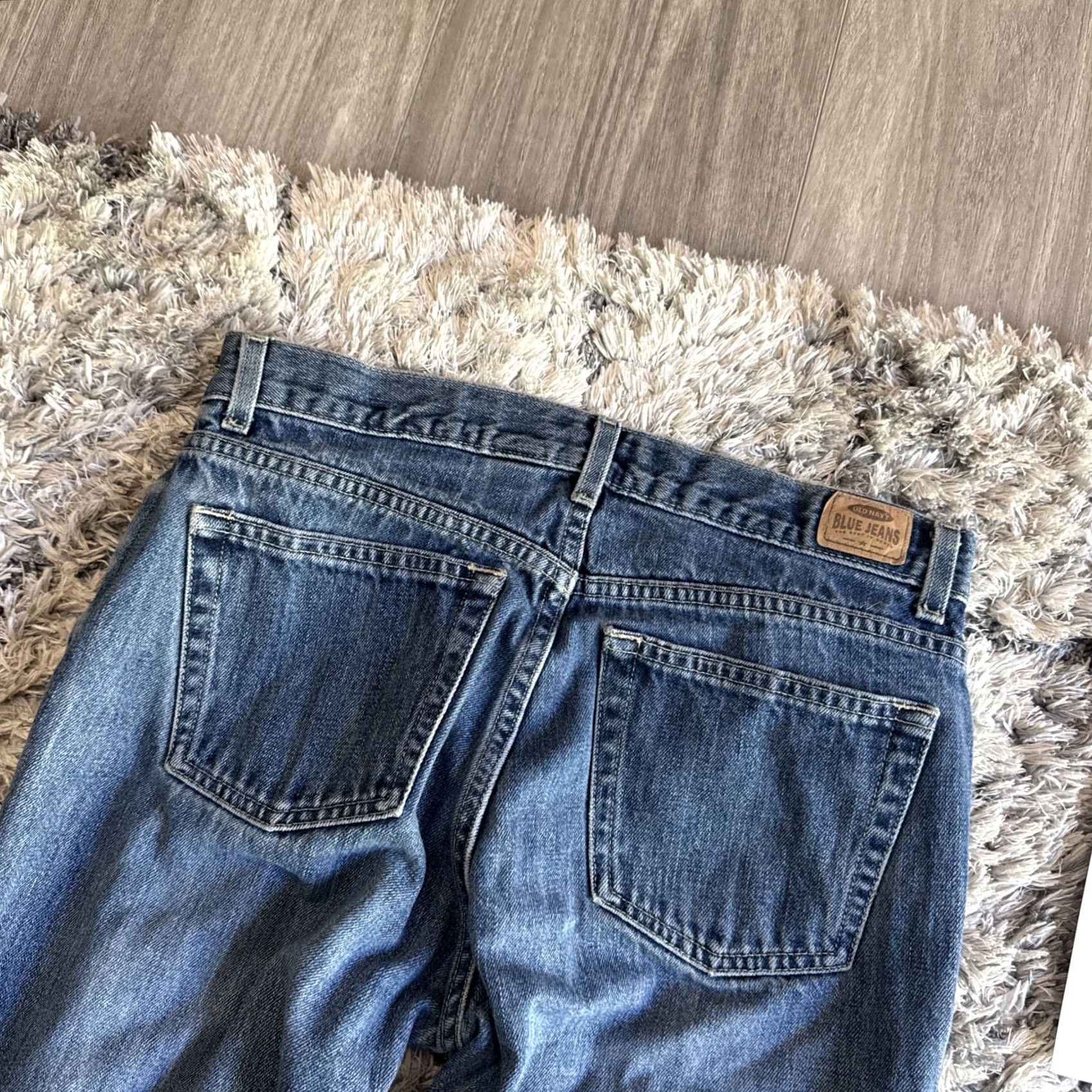 Old Navy Old Navy Jeans Woman Blue Denim Straight Casual 10 Regular 31x30 Workwear Womens Size 32" / US 10 / IT 46 - 2 Thumbnail