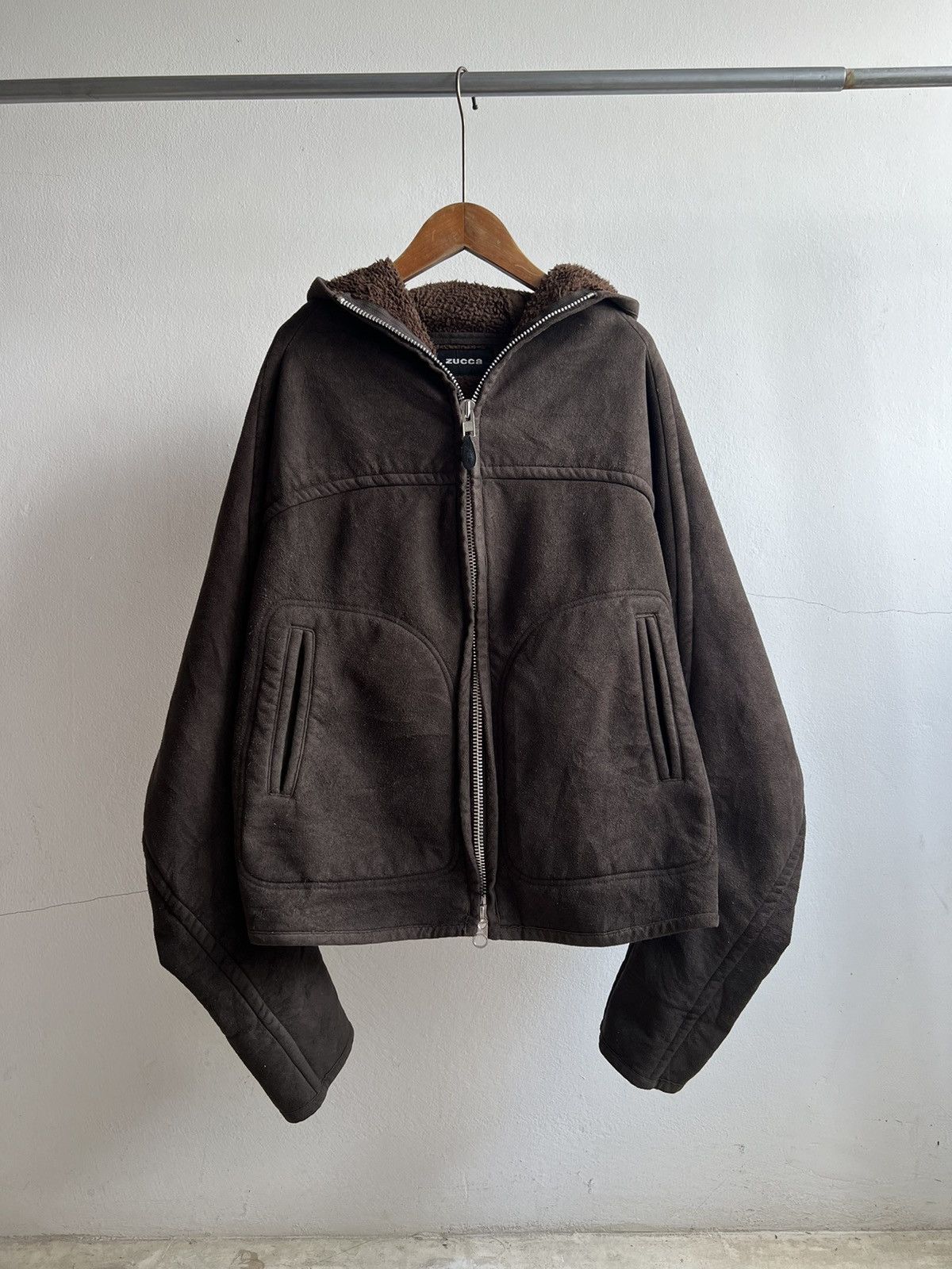 Zucca Rare* Vintage Zucca Bomber Hoodie by Issey Miyake Size US M / EU 48-50 / 2 - 3 Thumbnail