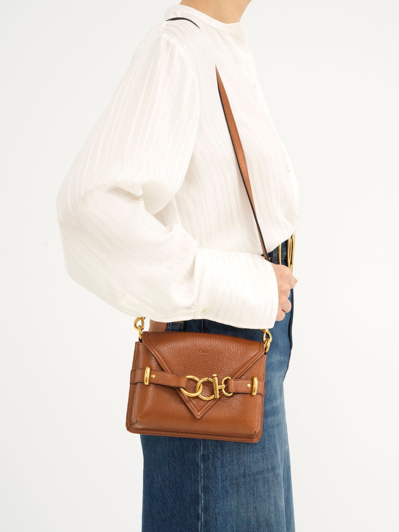 Chloe o1loc1c11125 Size: OS / Mini Cape Bag in Brown Size ONE SIZE - 3 Thumbnail