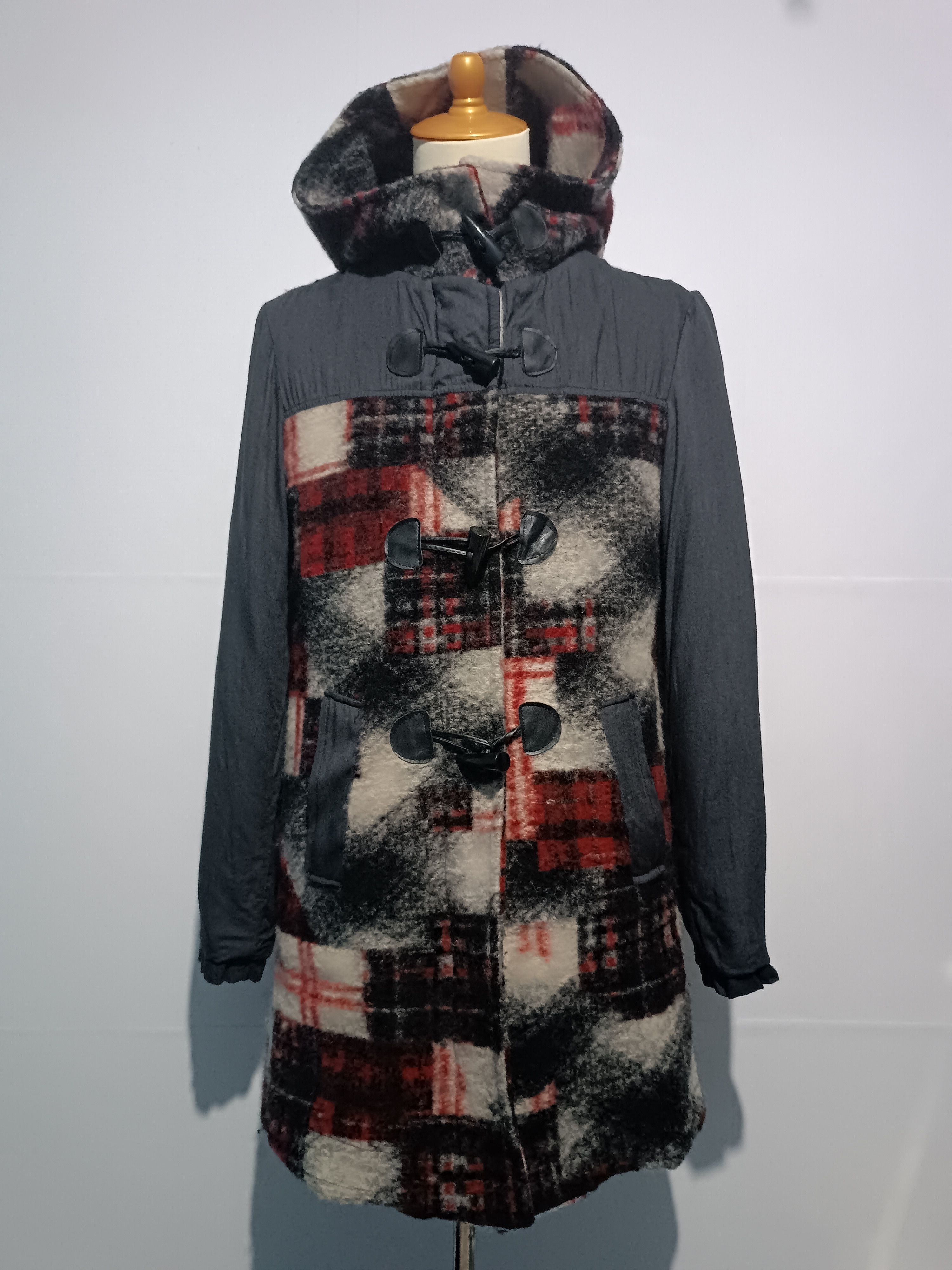 Designer Wool Dufflecoat Size L / US 10 / IT 46 - 1 Thumbnail