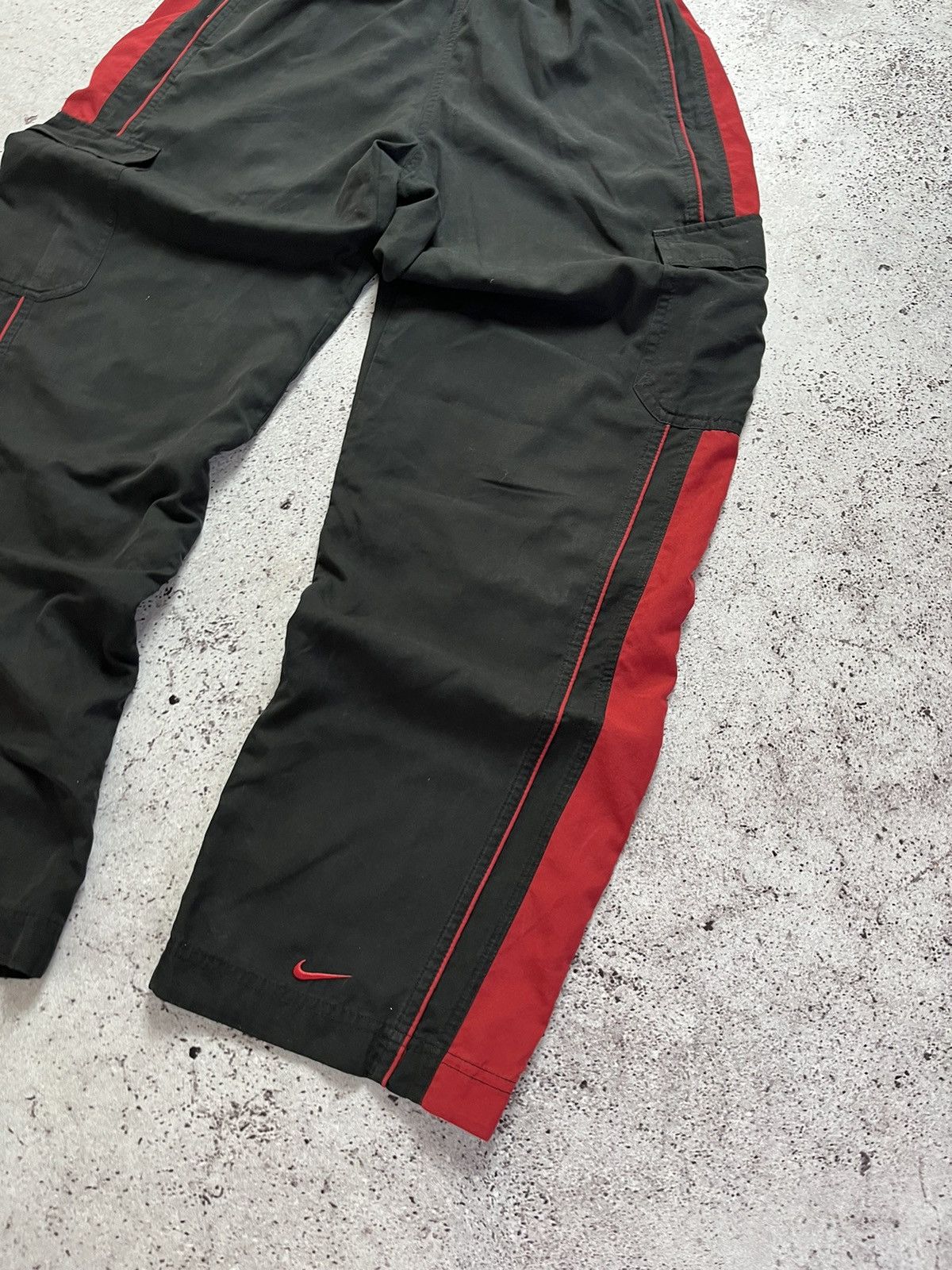 Nike × Vintage 🌽Vintage Nike Trackpants Nylon Y2K Style Drill Size US 32 / EU 48 - 7 Thumbnail