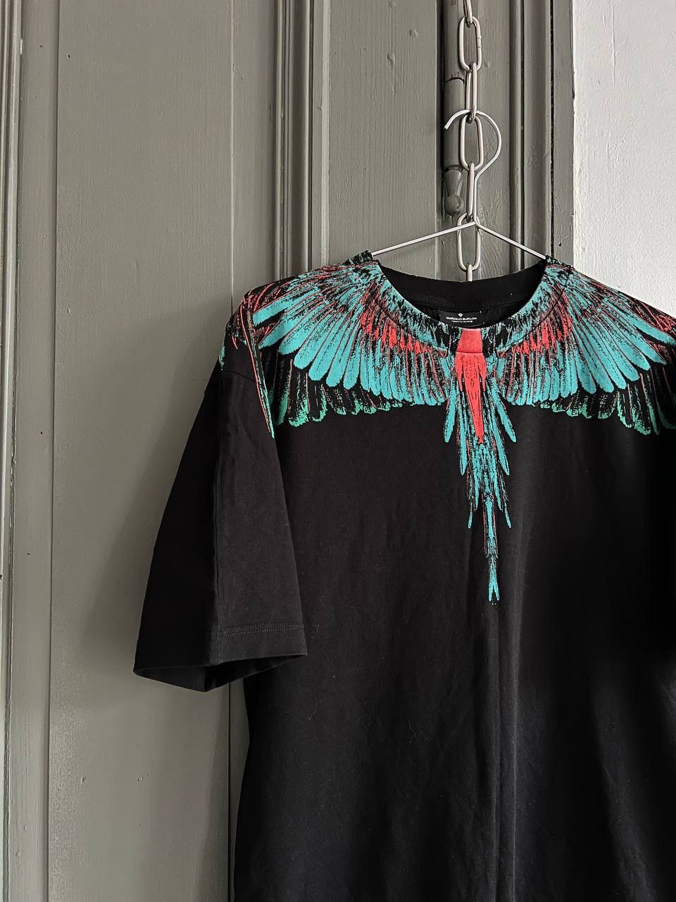 Marcelo Burlon Marcelo Burlon Black Wings T-Shirt Size US L / EU 52-54 / 3 - 4 Thumbnail