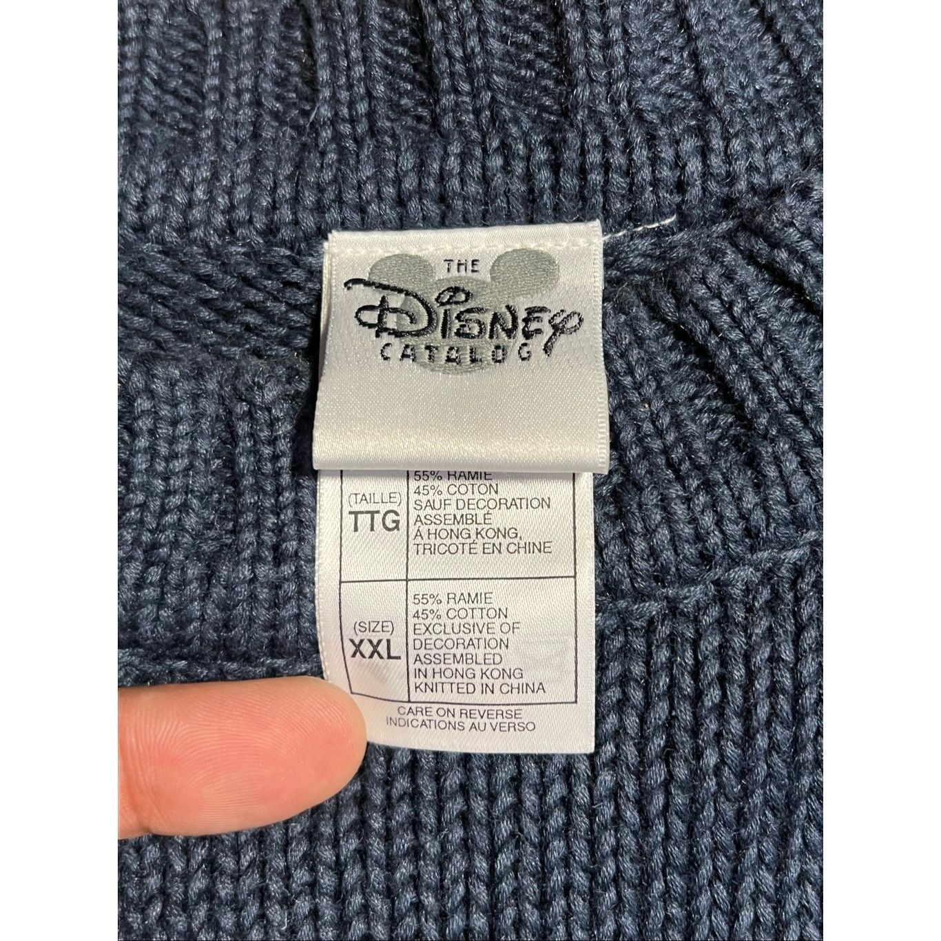 Disney Vintage Disney Mickey USA America Flag Knit Sweater Size US XXL / EU 58 / 5 - 4 Thumbnail